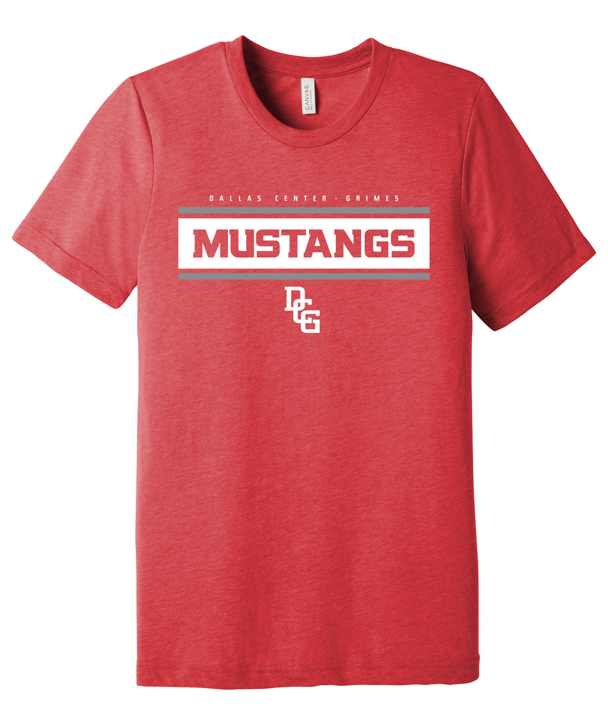 Mustangs Stripe Softstyle Tee
