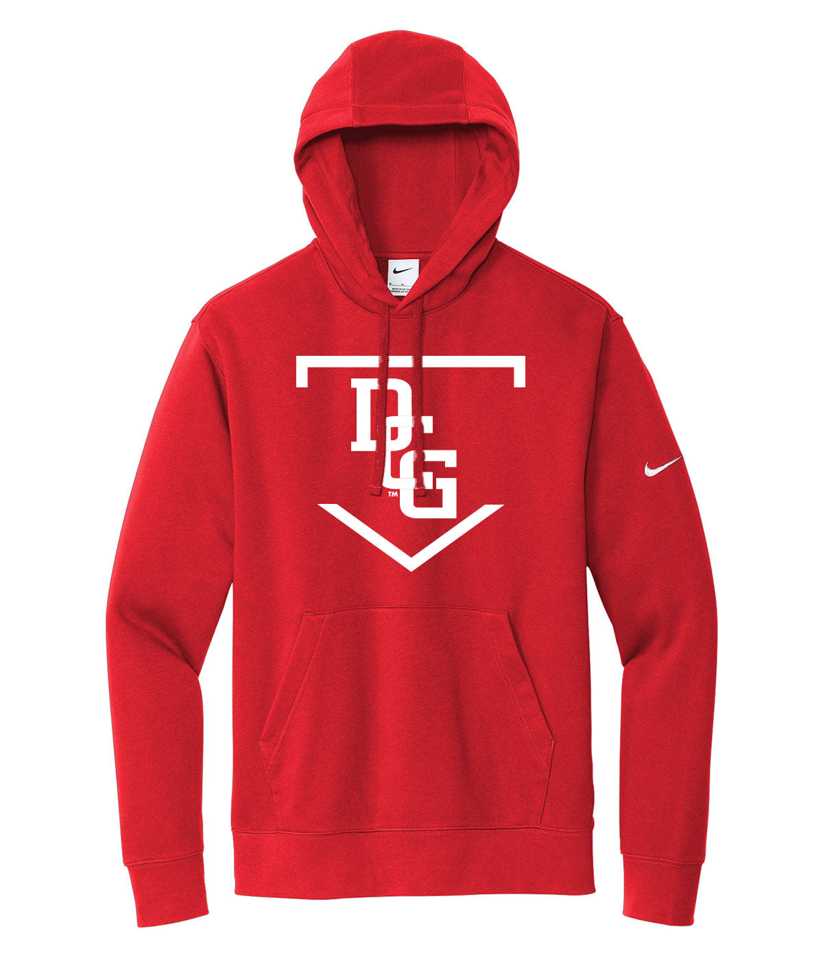 DCG Baseball Home Plate Nike Fleece Hoodie