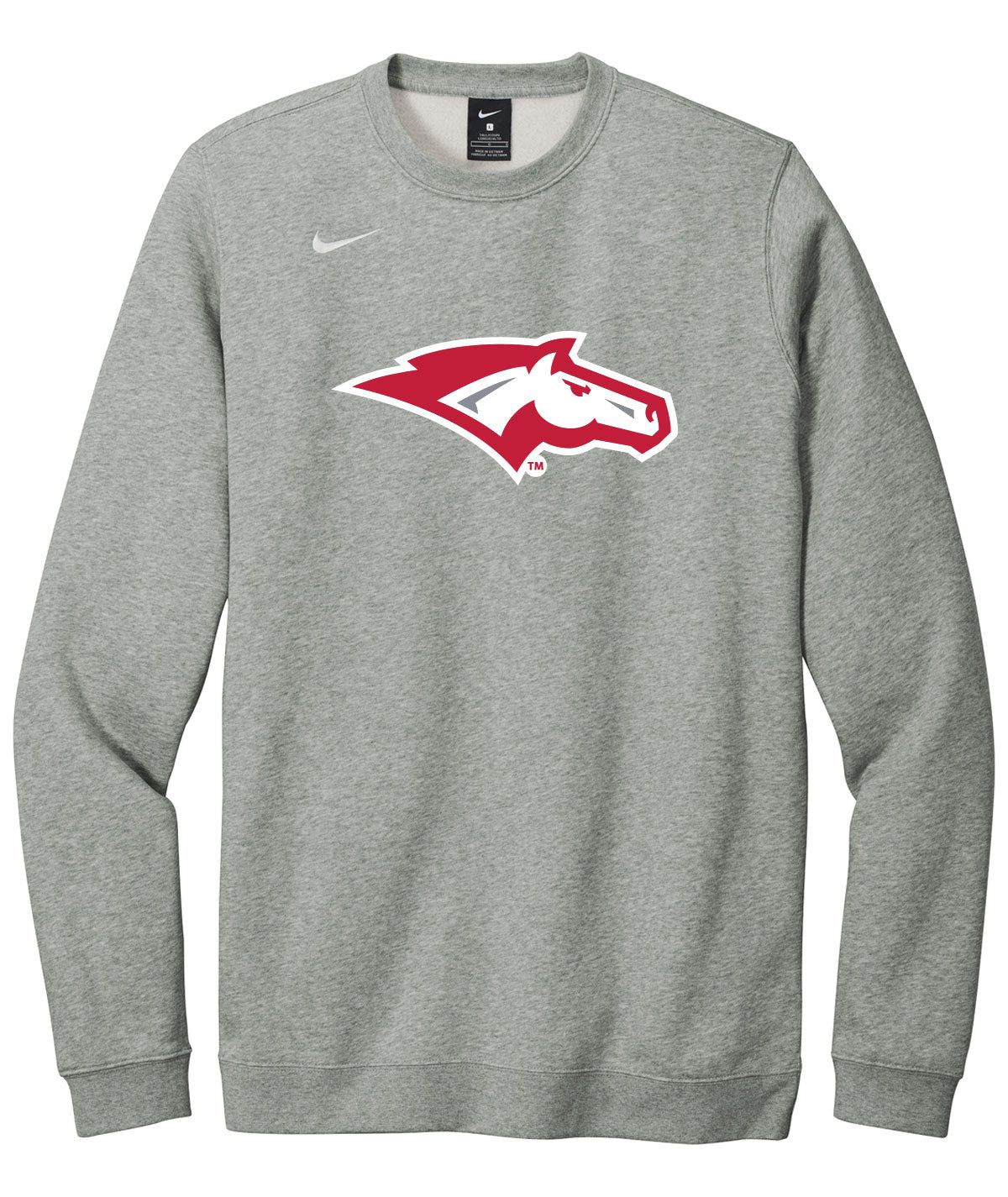 Mustangs Customizable Nike Crewneck Fleece