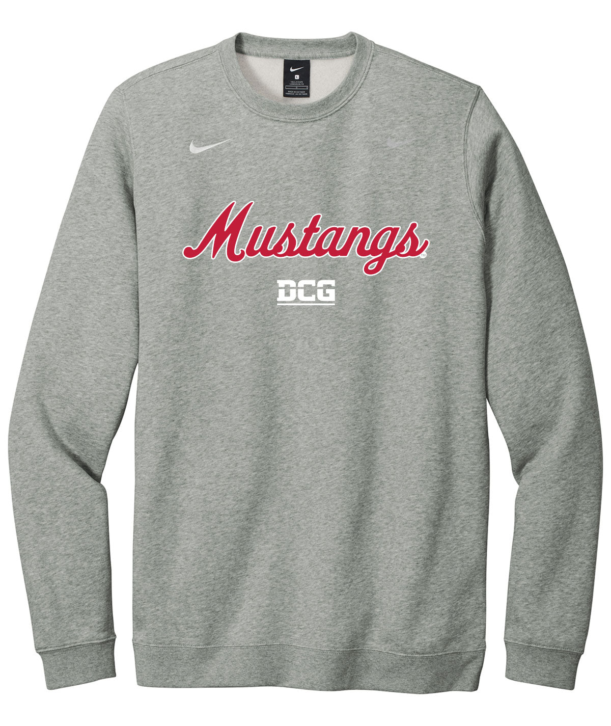 Mustangs Customizable Nike Crewneck Fleece