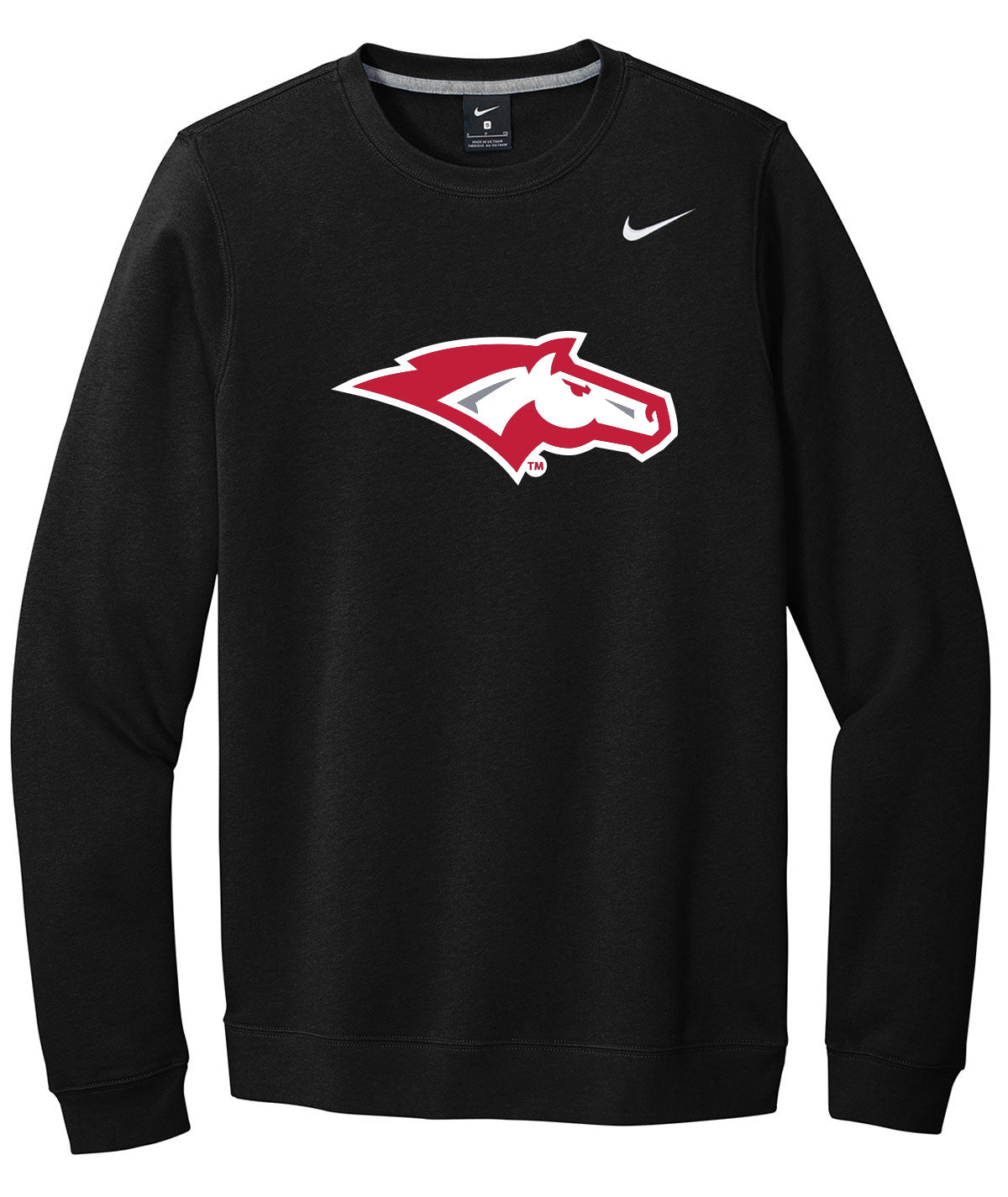 Mustangs Customizable Nike Crewneck Fleece
