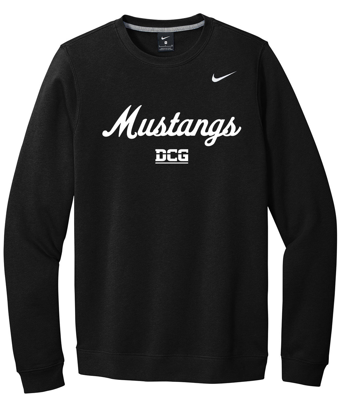Mustangs Customizable Nike Crewneck Fleece