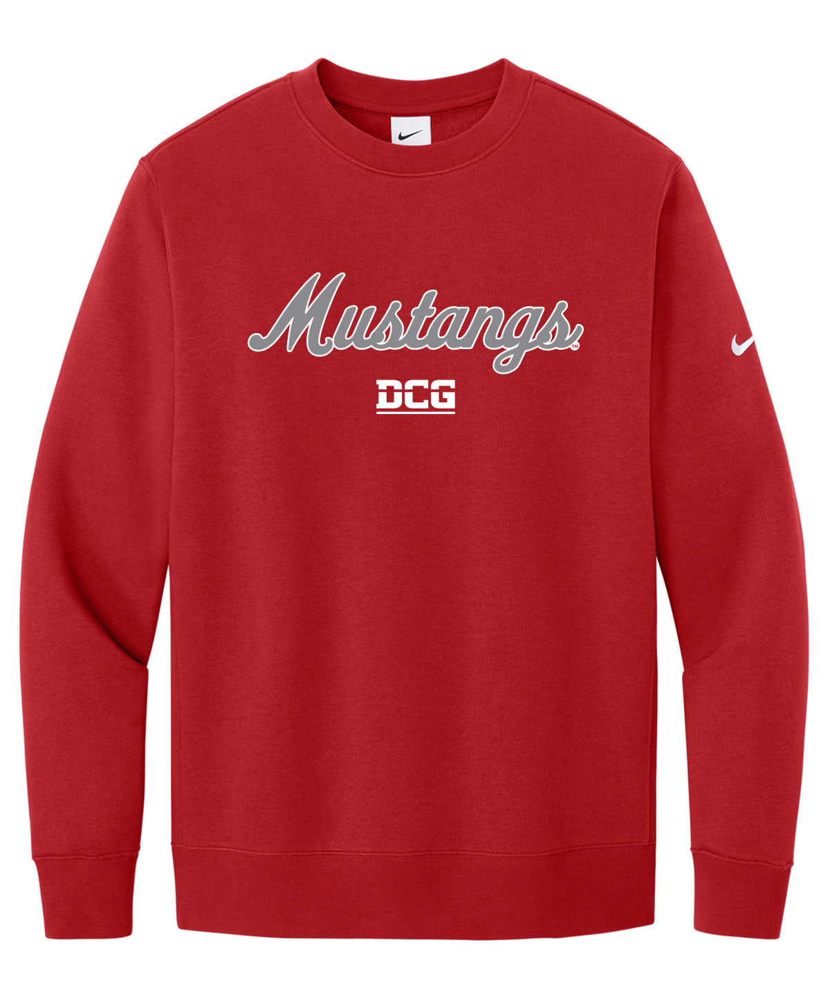 Mustangs Customizable Nike Crewneck Fleece
