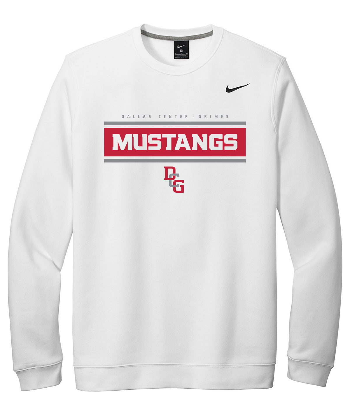 Mustangs Customizable Nike Crewneck Fleece