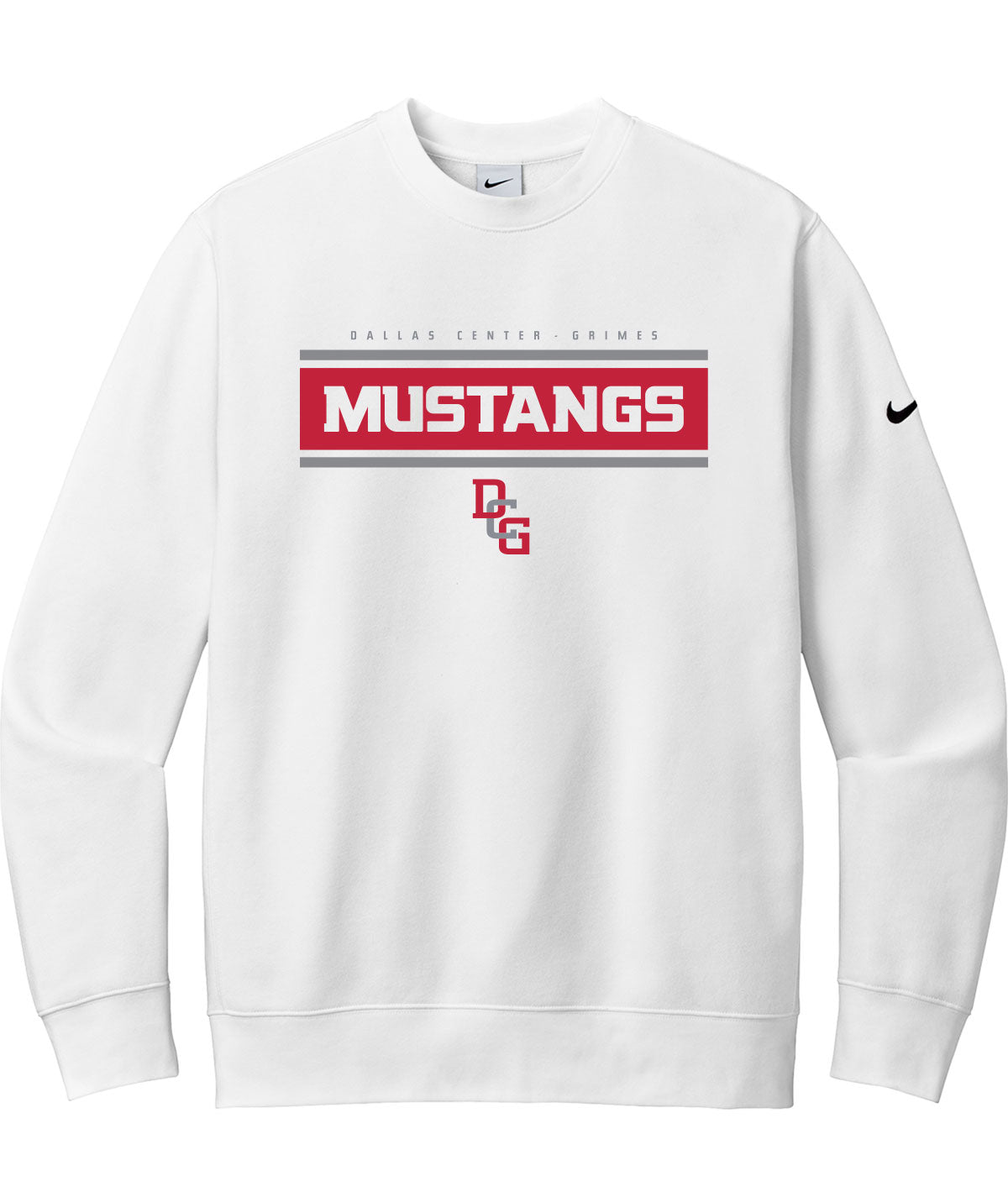 Mustangs Customizable Nike Crewneck Fleece