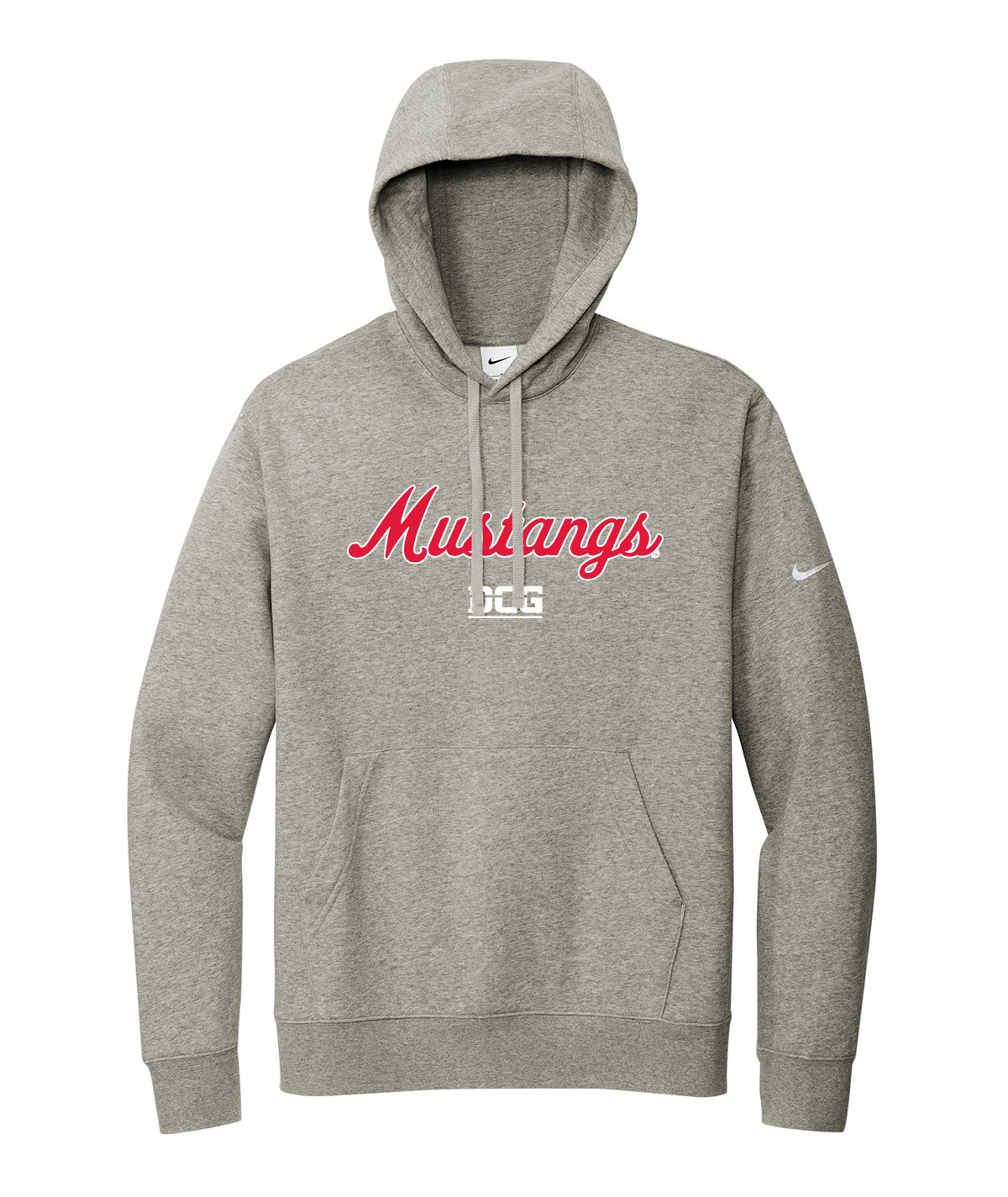 Mustangs Customizable Nike Fleece Hoodie