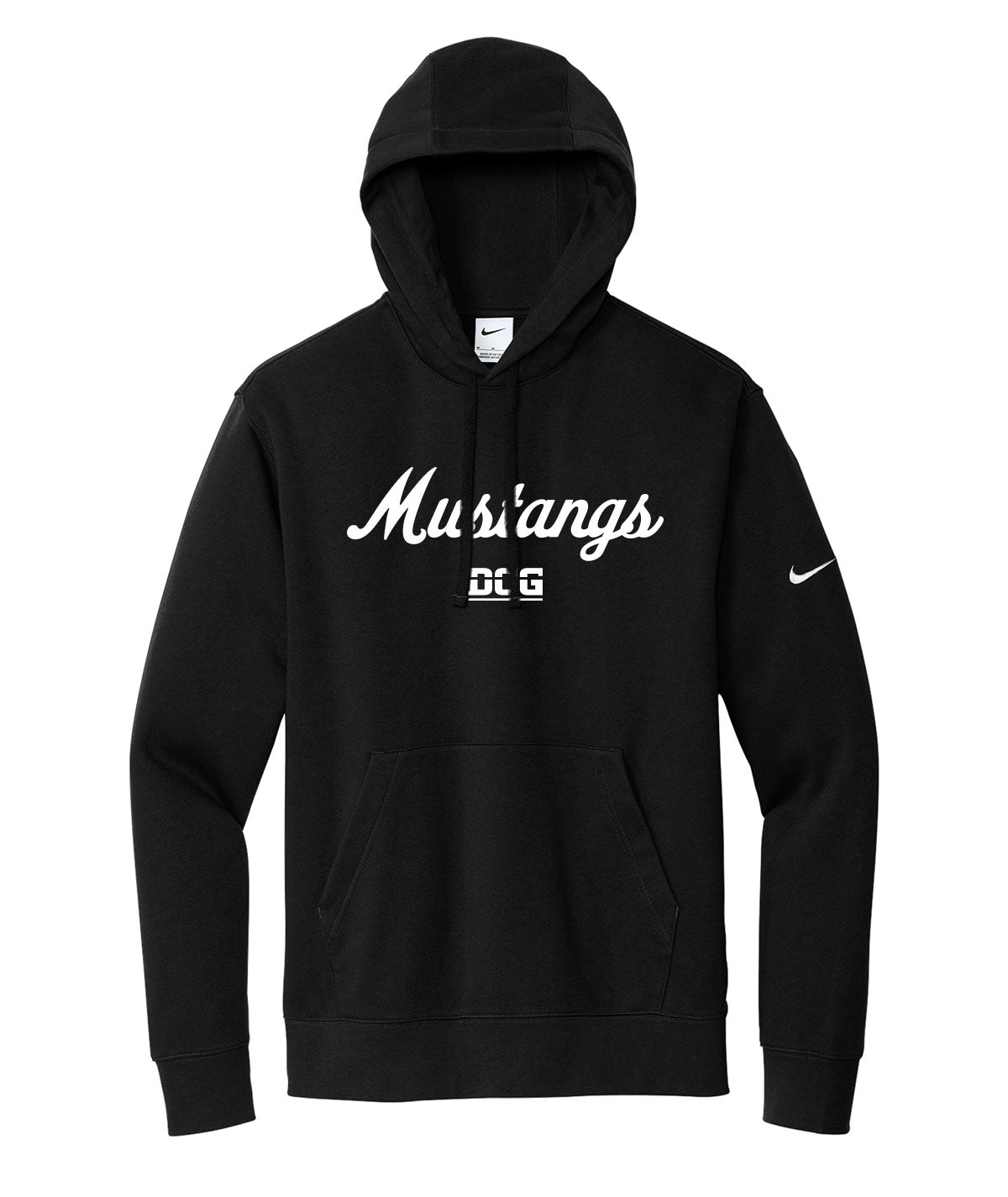 Mustangs Customizable Nike Fleece Hoodie