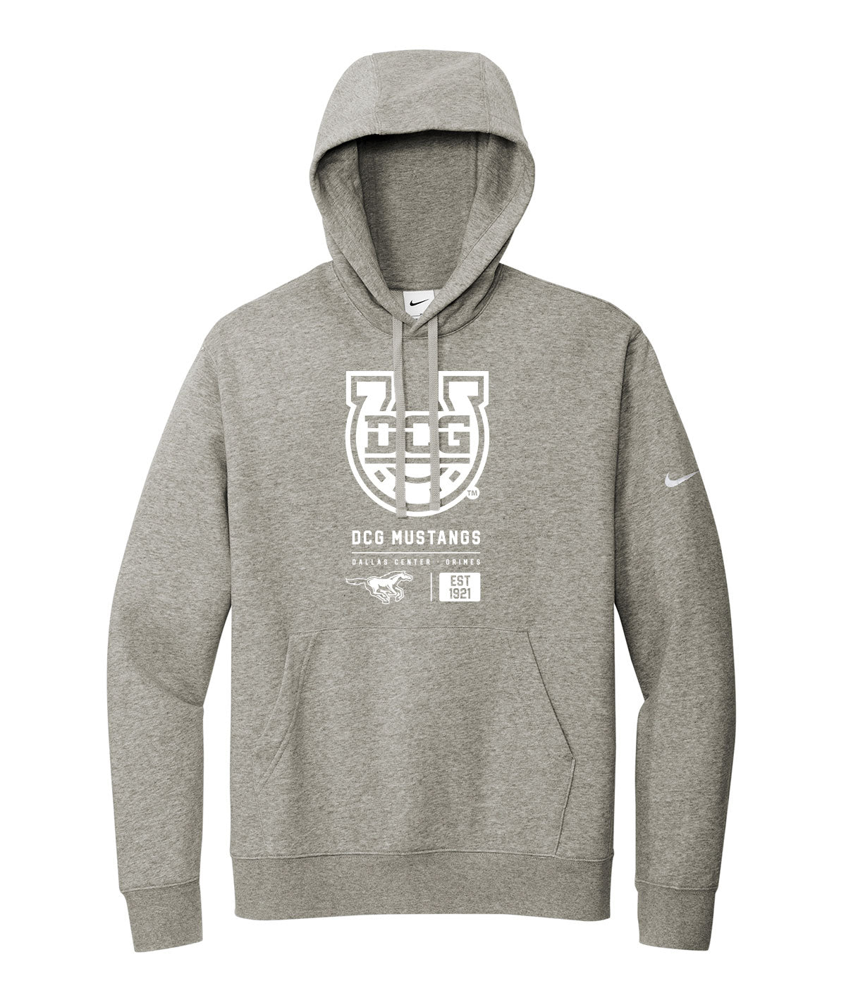 Mustangs Customizable Nike Fleece Hoodie