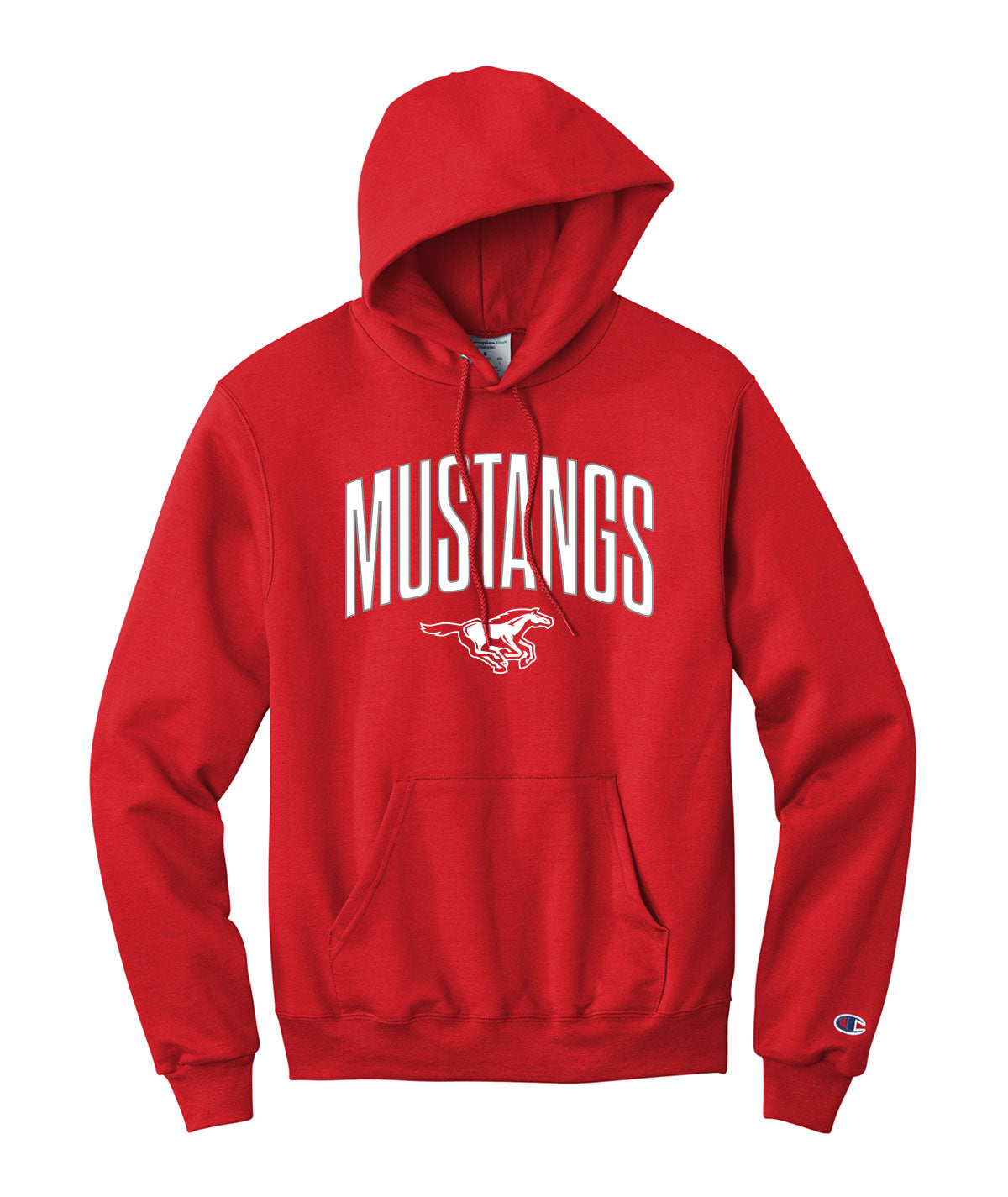 Mustangs Customizable Champion Hooded Sweatshirt