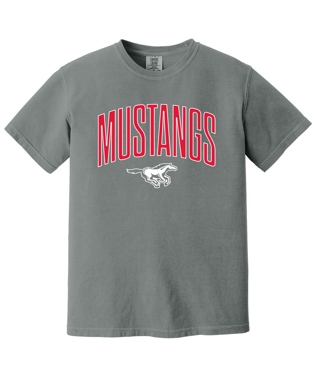 Mustangs Customizable Comfort Colors Tee