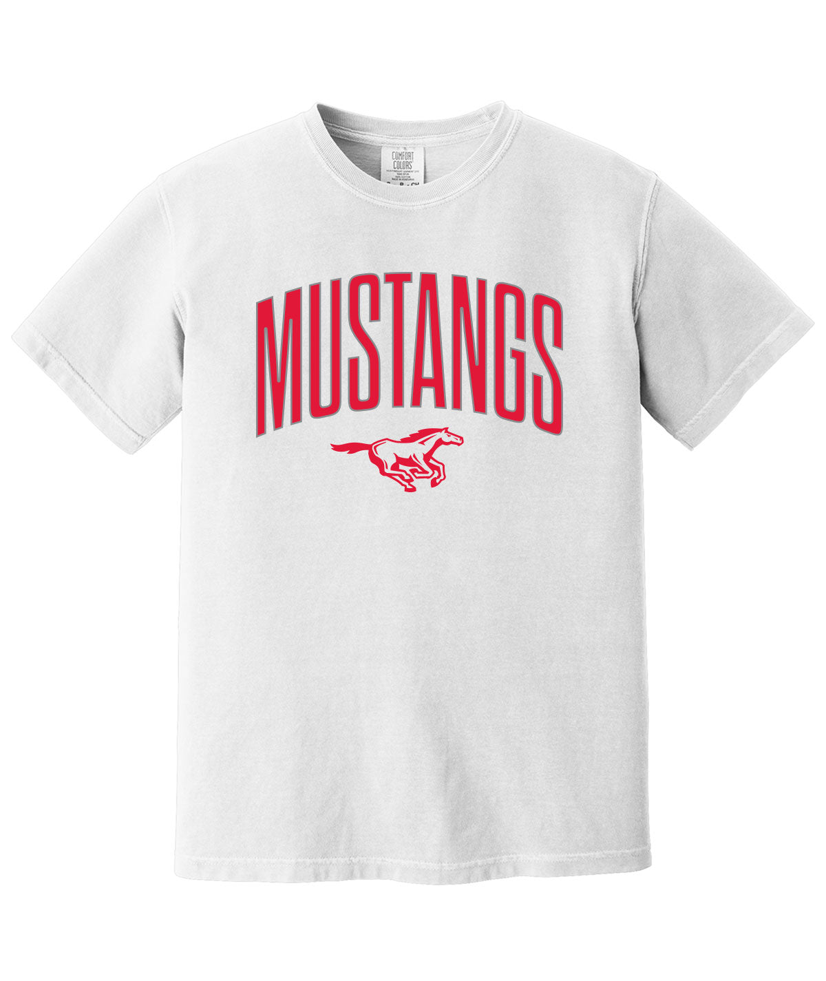 Mustangs Customizable Comfort Colors Tee