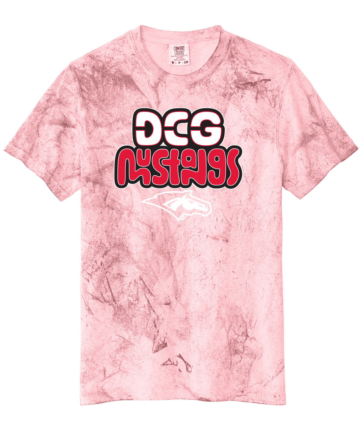 Mustangs Customizable Comfort Colors Colorblast Tee