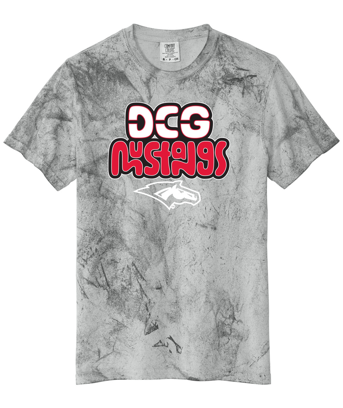 Mustangs Customizable Comfort Colors Colorblast Tee
