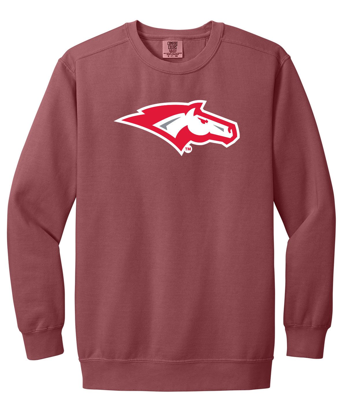 Mustangs Customizable Comfort Colors Crewneck Sweatshirt