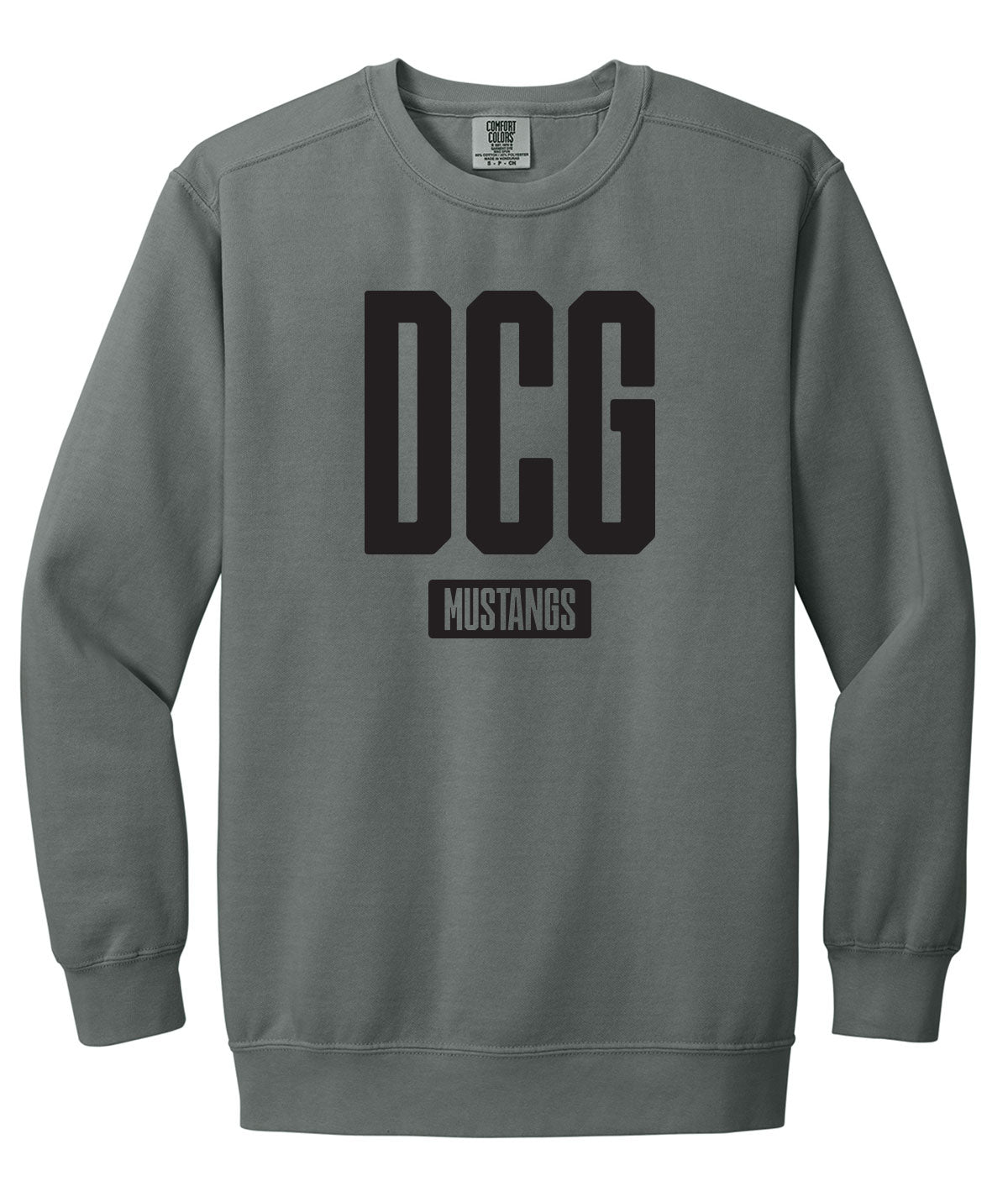 Mustangs Customizable Comfort Colors Crewneck Sweatshirt