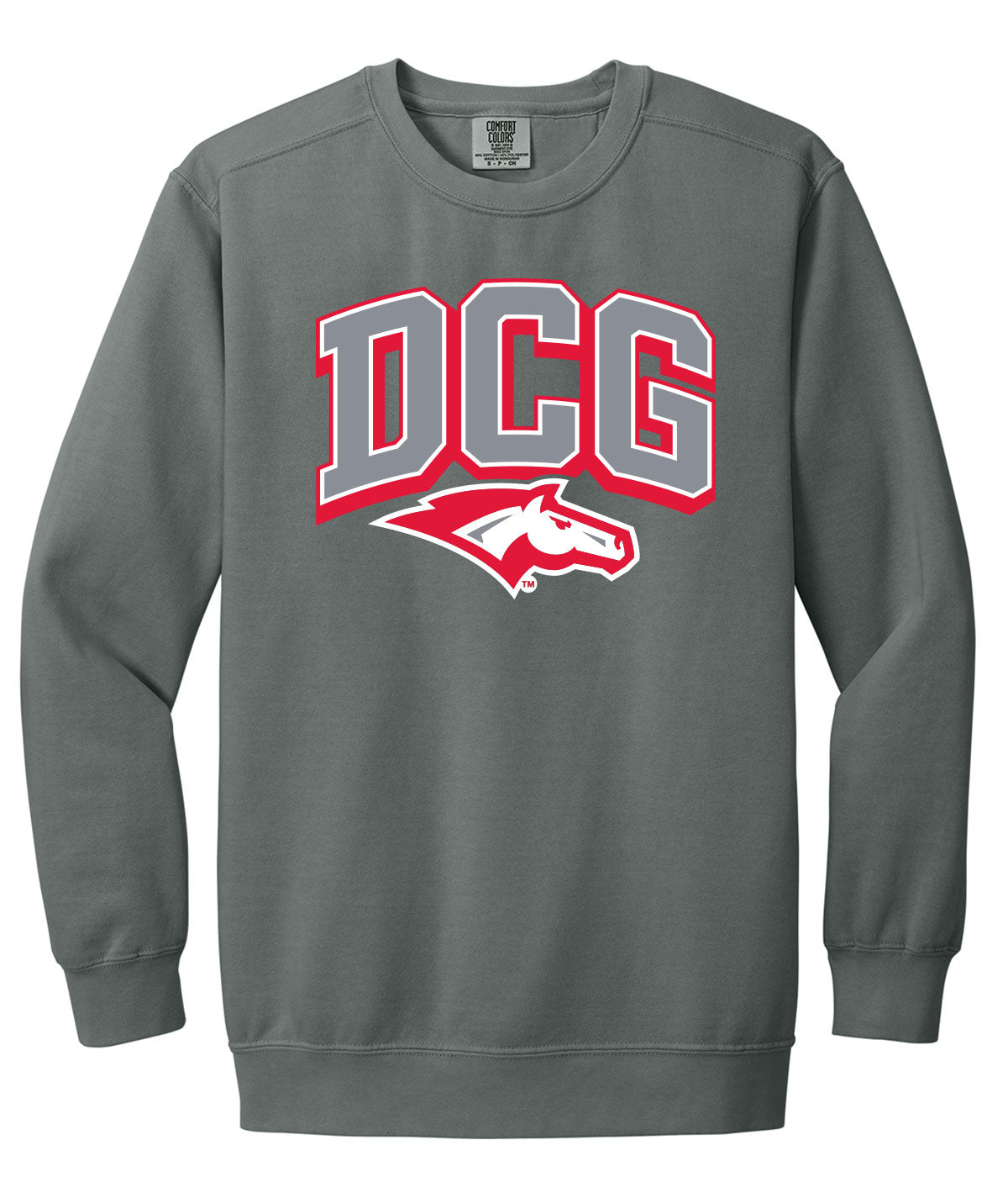 Mustangs Customizable Comfort Colors Crewneck Sweatshirt