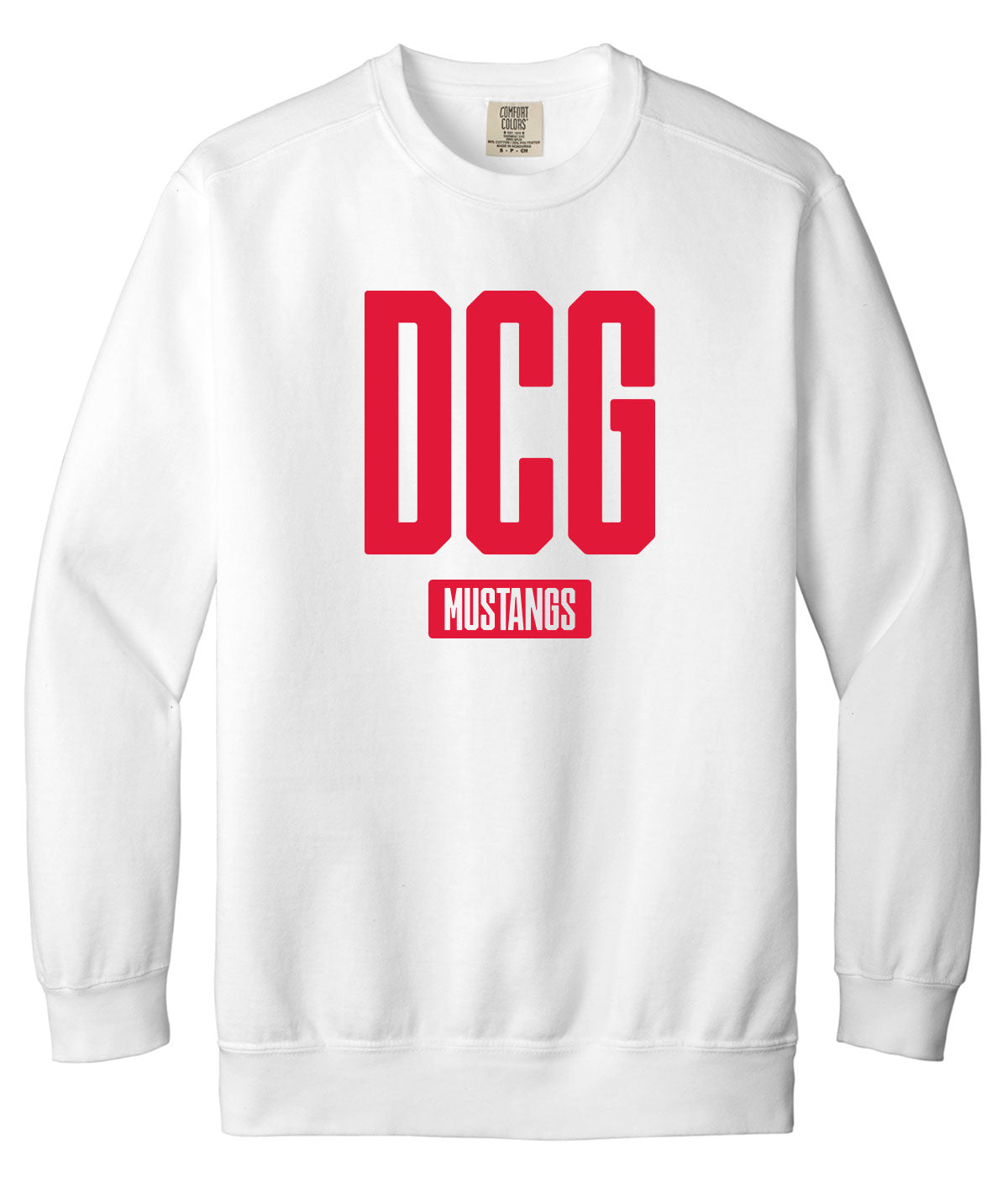Mustangs Customizable Comfort Colors Crewneck Sweatshirt