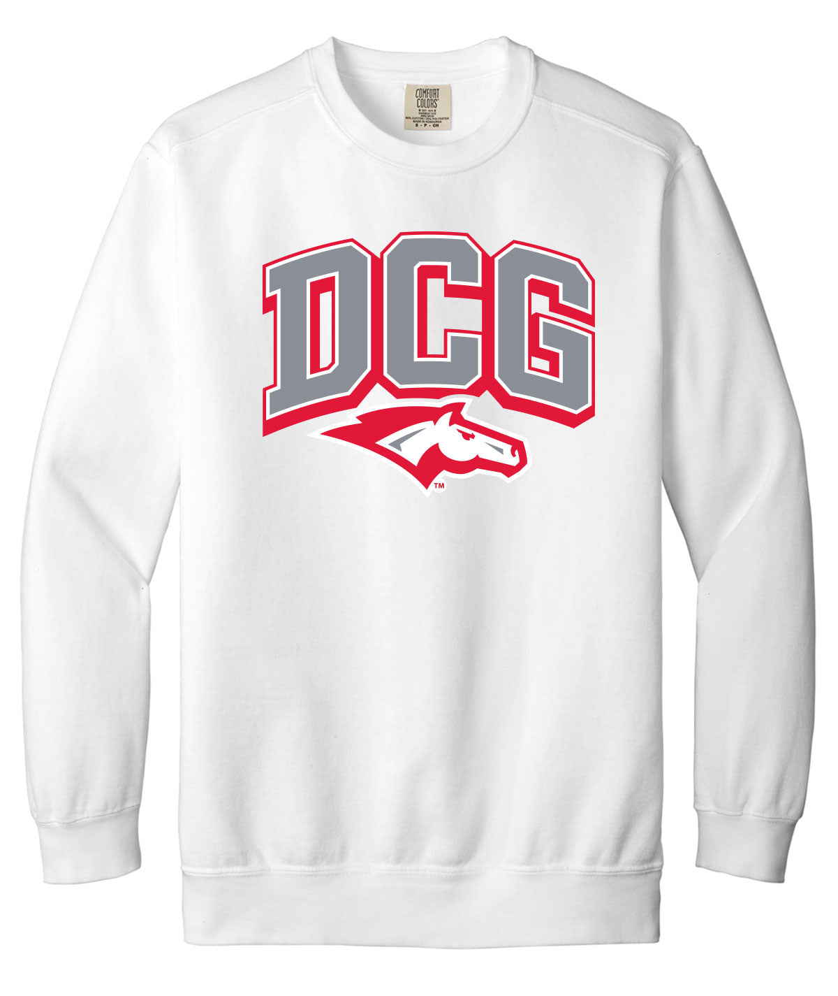 Mustangs Customizable Comfort Colors Crewneck Sweatshirt