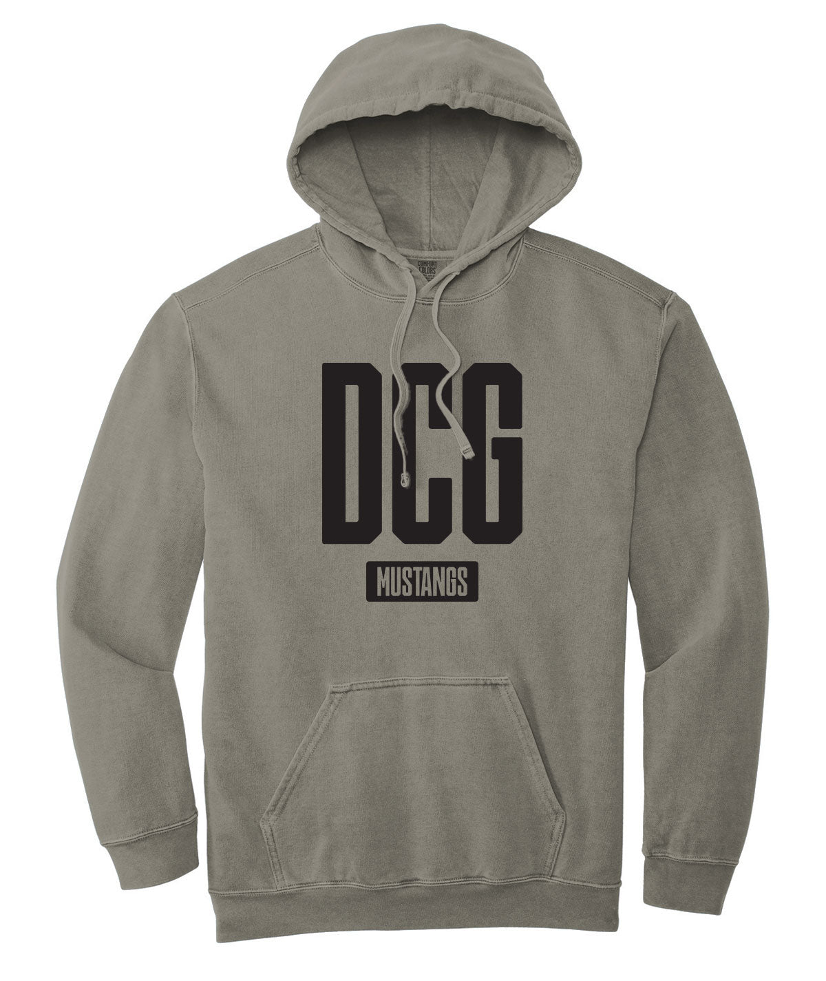 Mustangs Customizable Comfort Colors Hooded Sweatshirt
