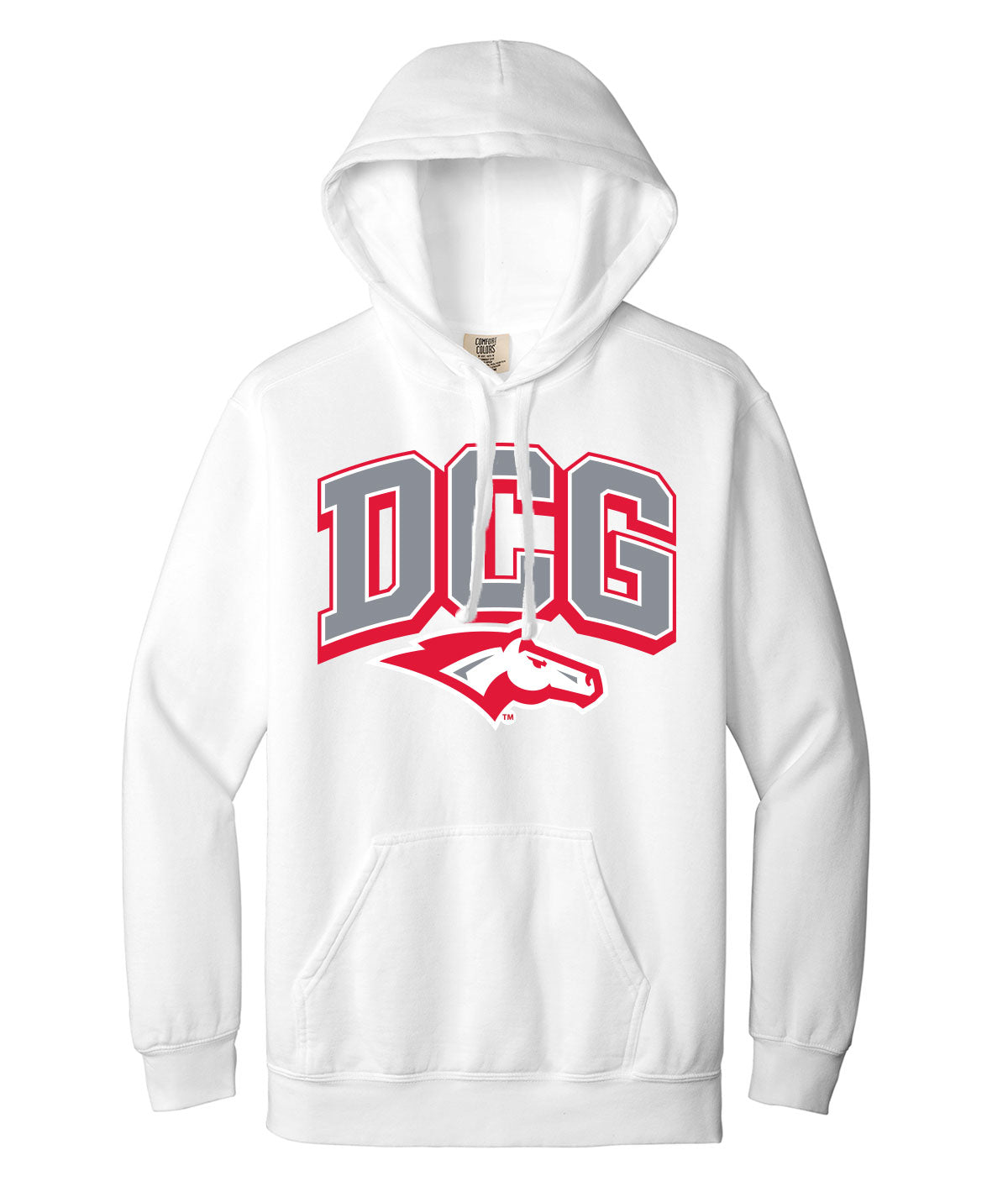 Mustangs Customizable Comfort Colors Hooded Sweatshirt