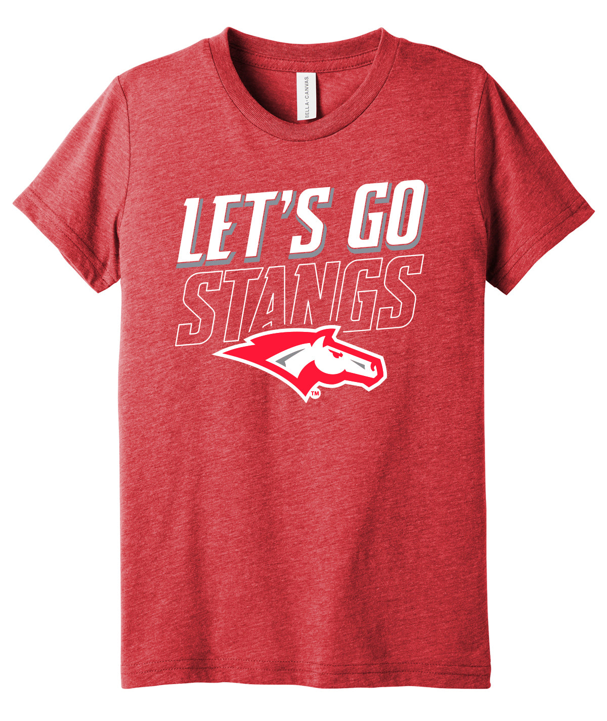 Let's Go Stangs Triblend Youth Tee