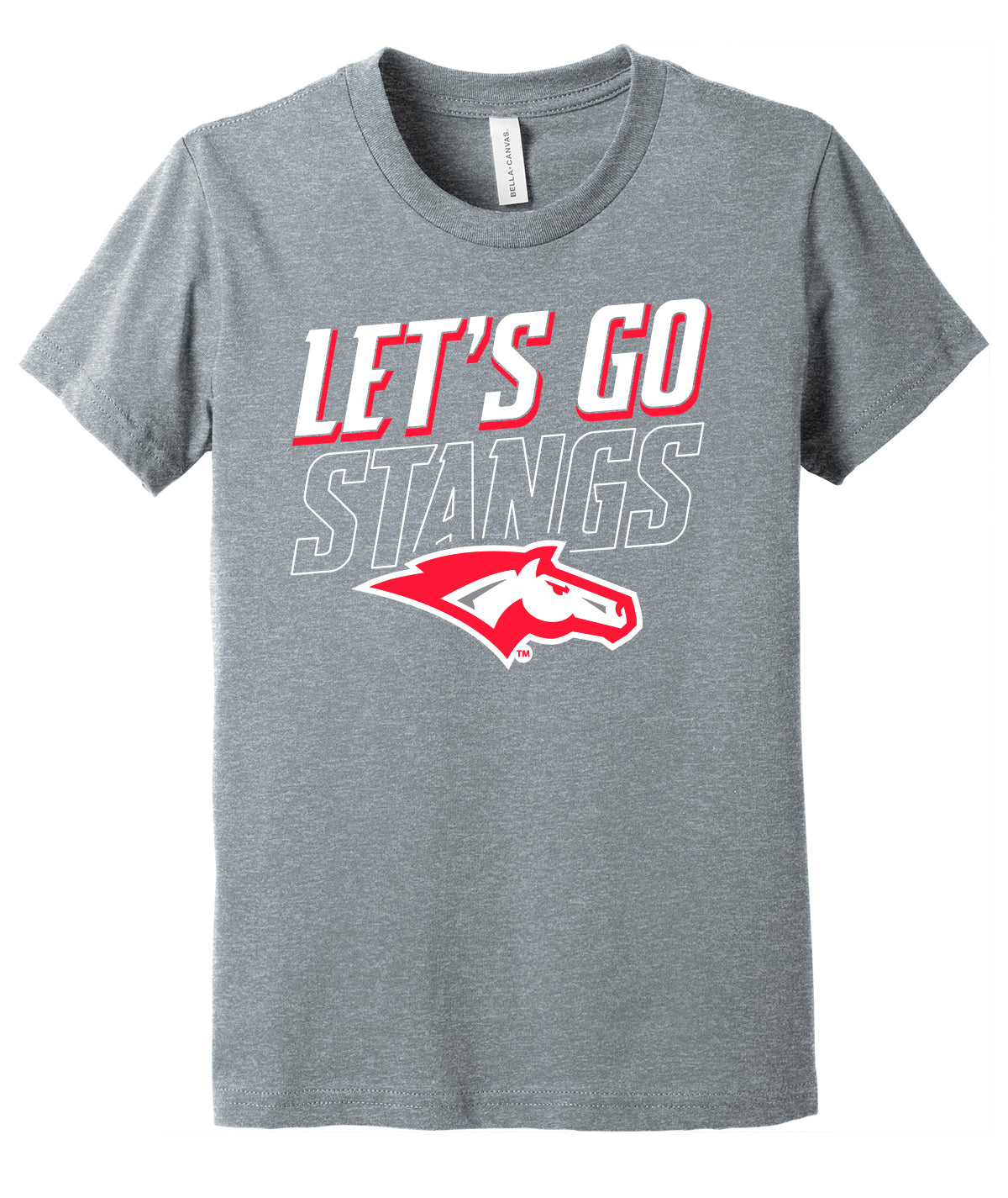 Let's Go Stangs Triblend Youth Tee