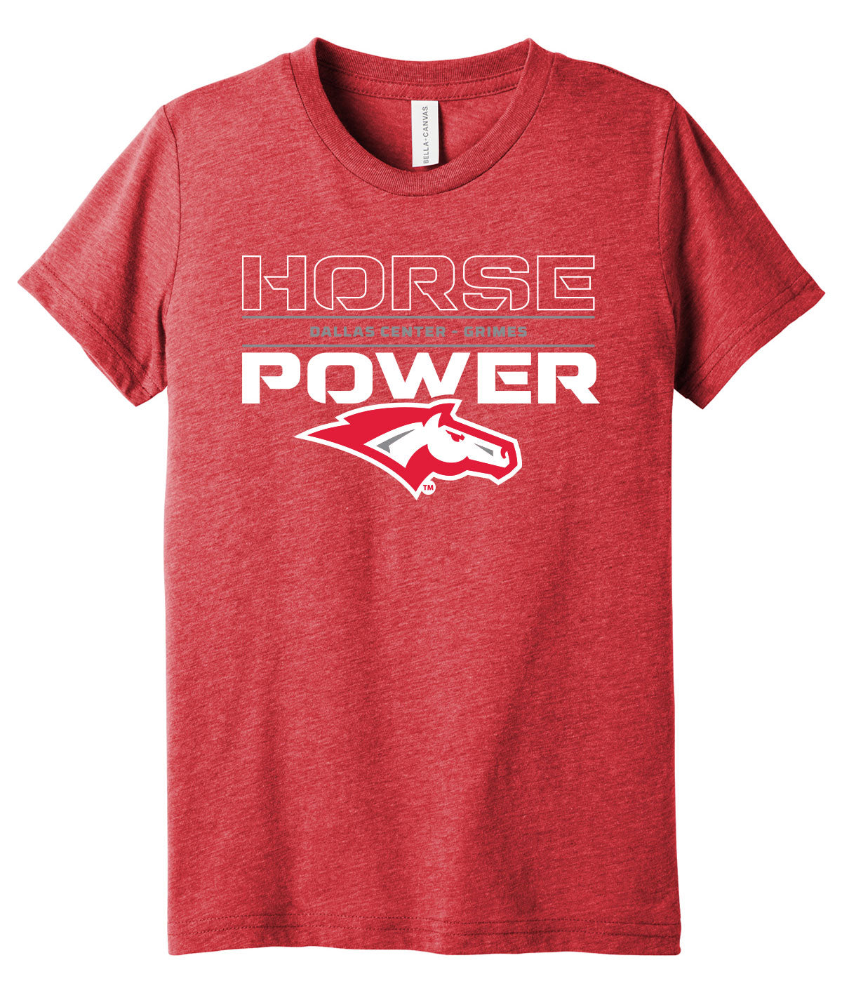 Horse Power Triblend Youth Tee