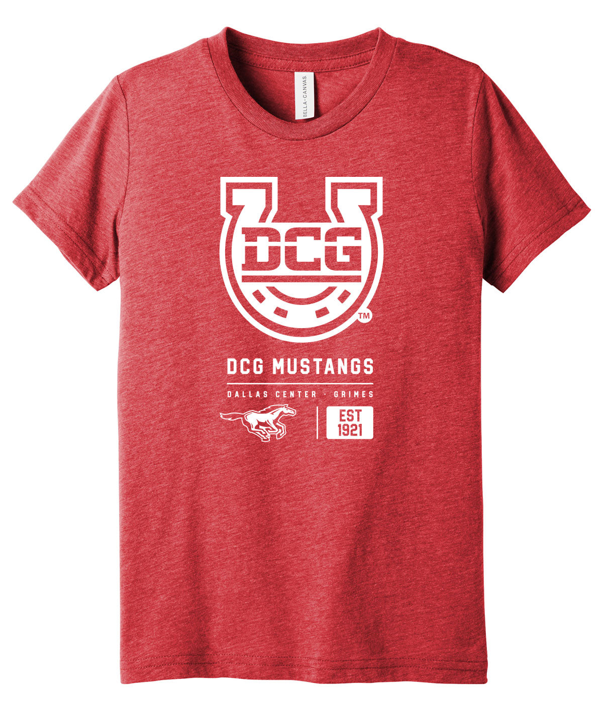 Mustangs Tag Triblend Youth Tee