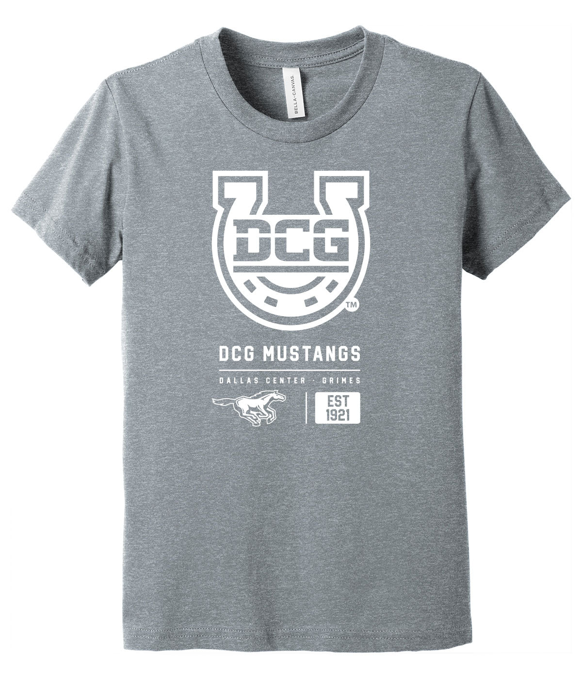 Mustangs Tag Triblend Youth Tee