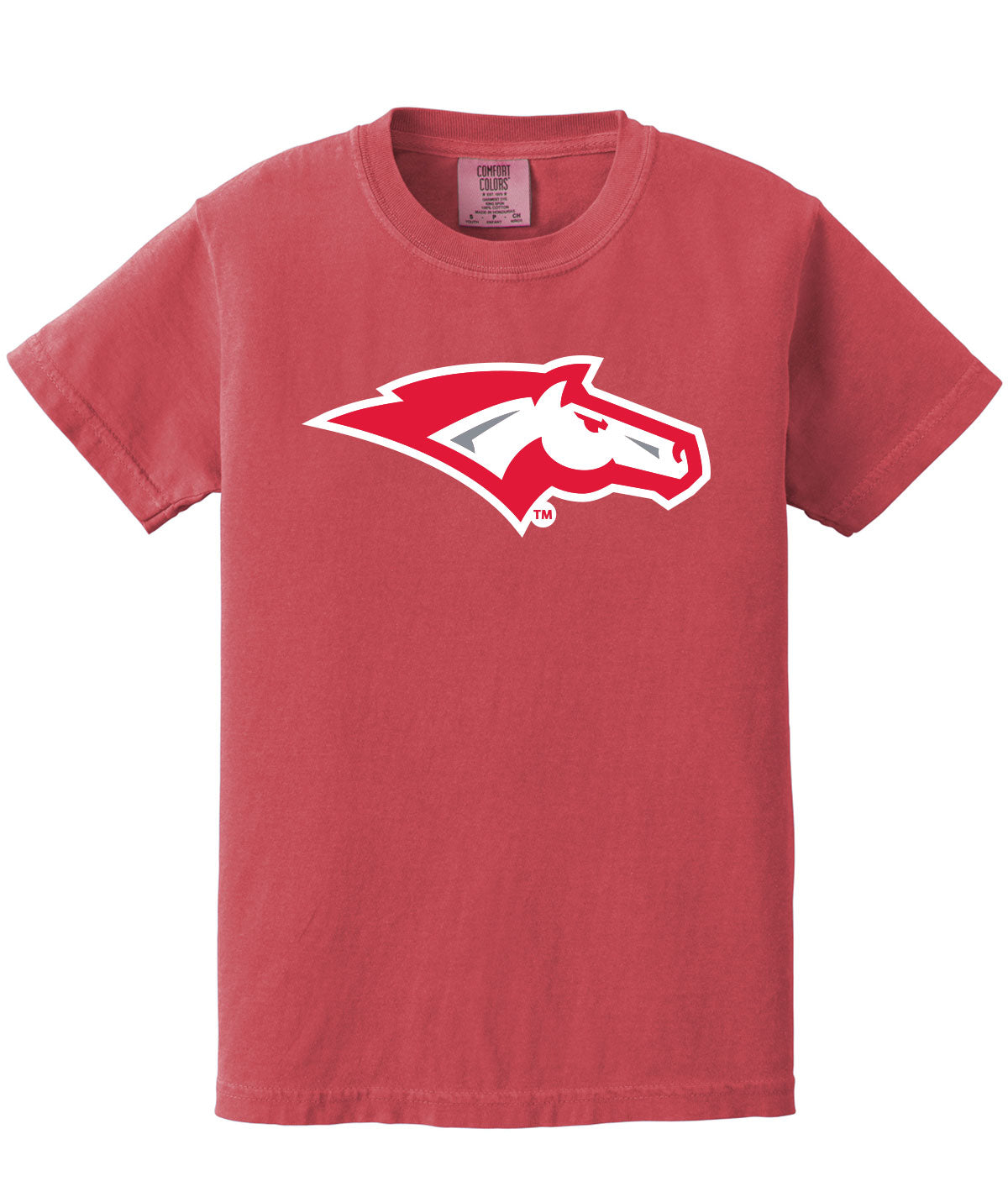 Mustangs Customizable Youth Comfort Colors Tee