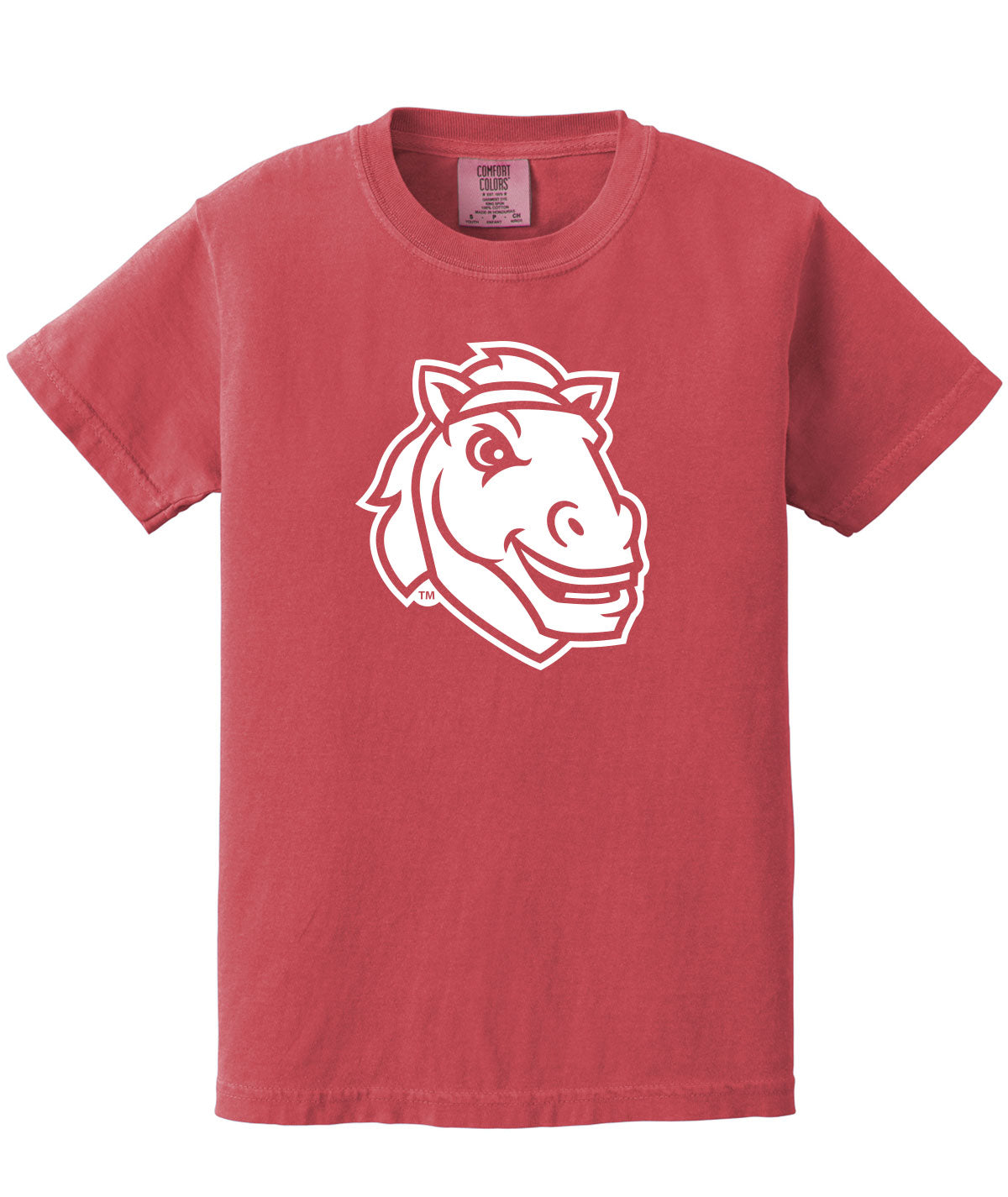 Mustangs Customizable Youth Comfort Colors Tee