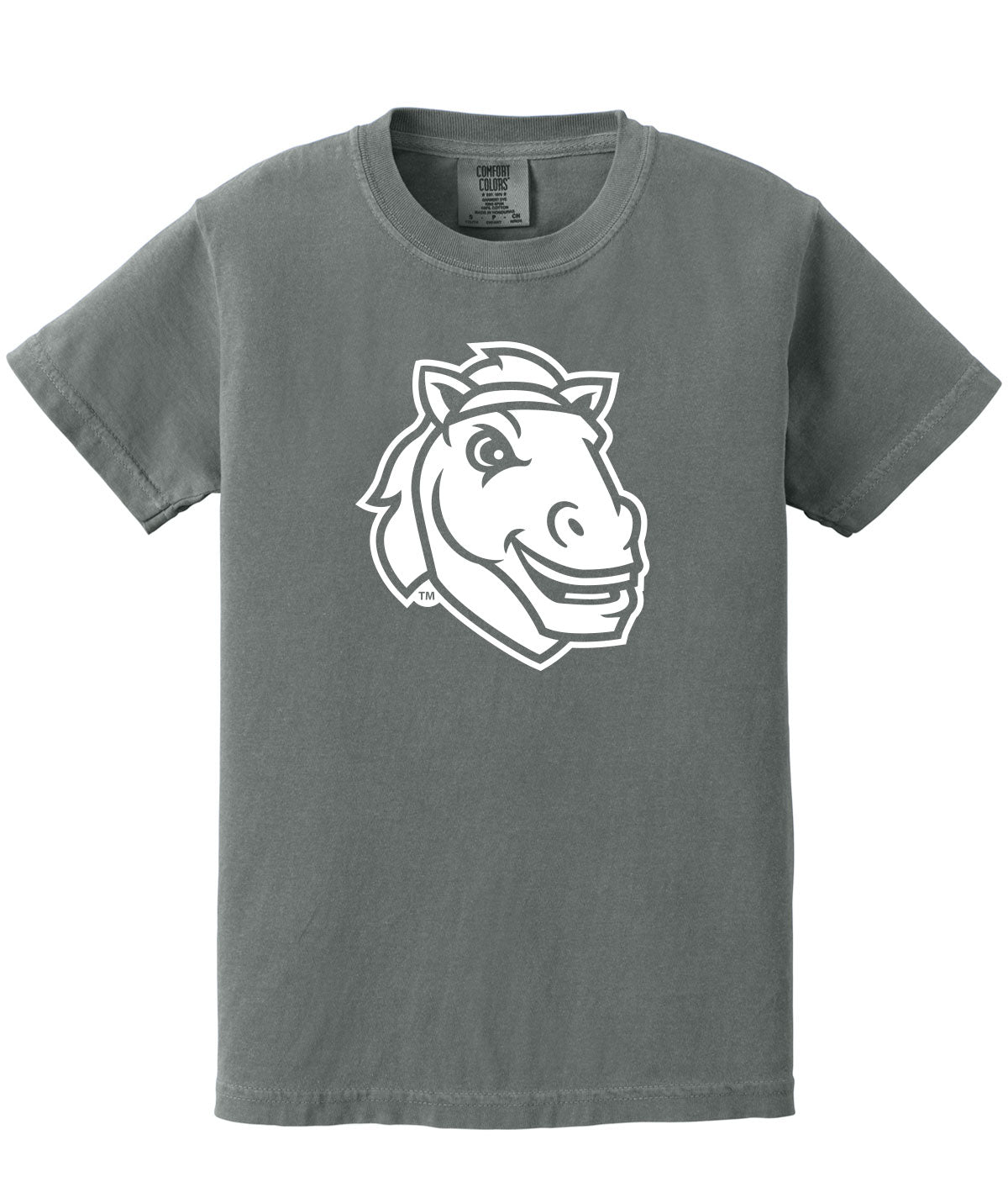 Mustangs Customizable Youth Comfort Colors Tee