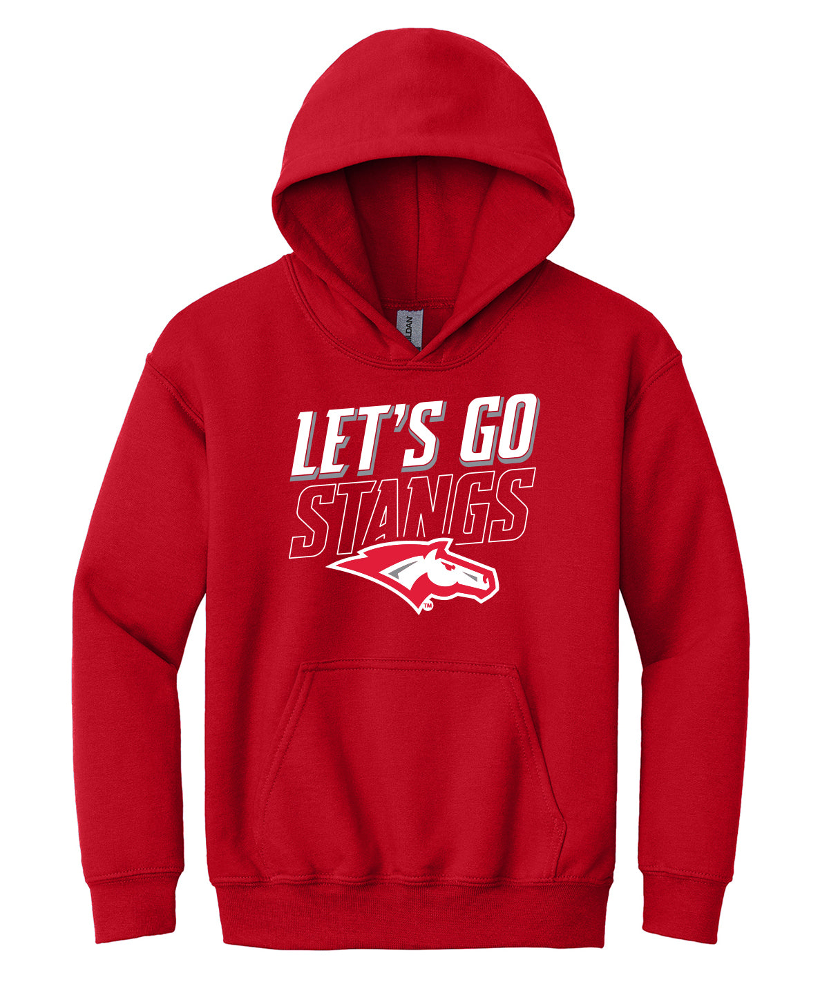 Let's Go Stangs Youth Hooded Sweatshirt