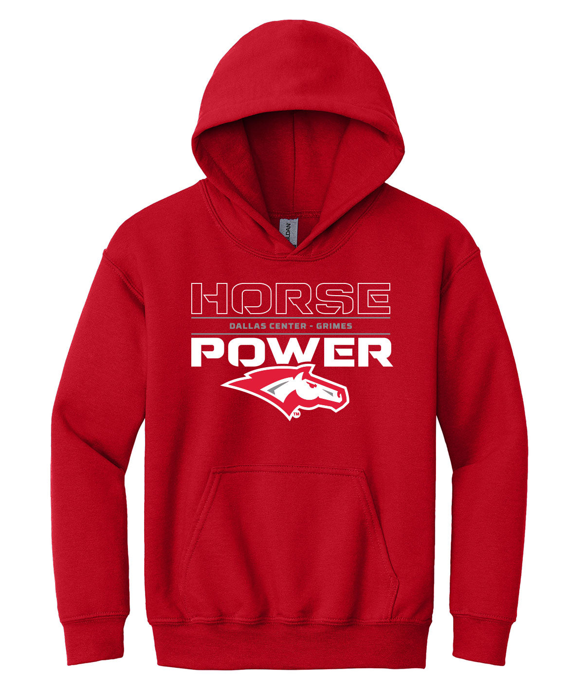 Horse Power Youth Hooded Sweatshirt