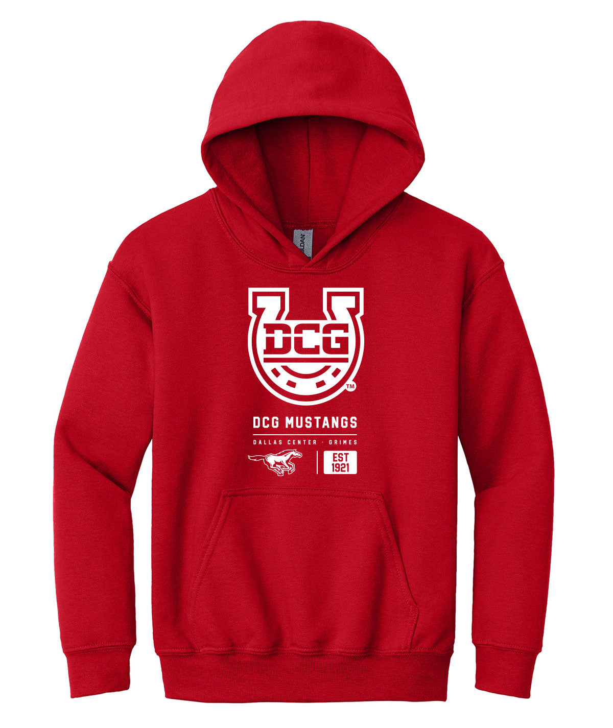 Horseshoe Tag Youth Hooded Sweatshirt