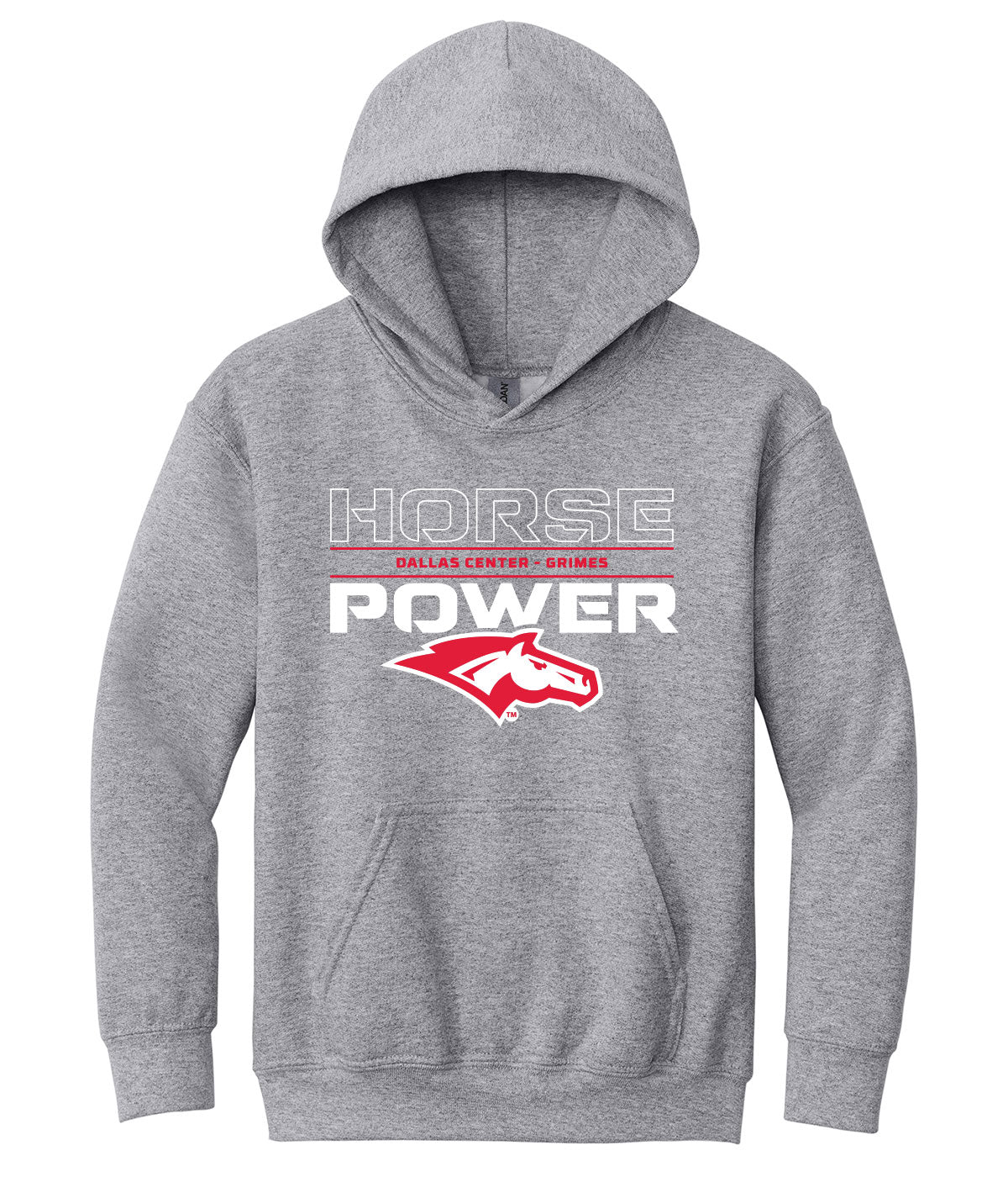 Horse Power Youth Hooded Sweatshirt