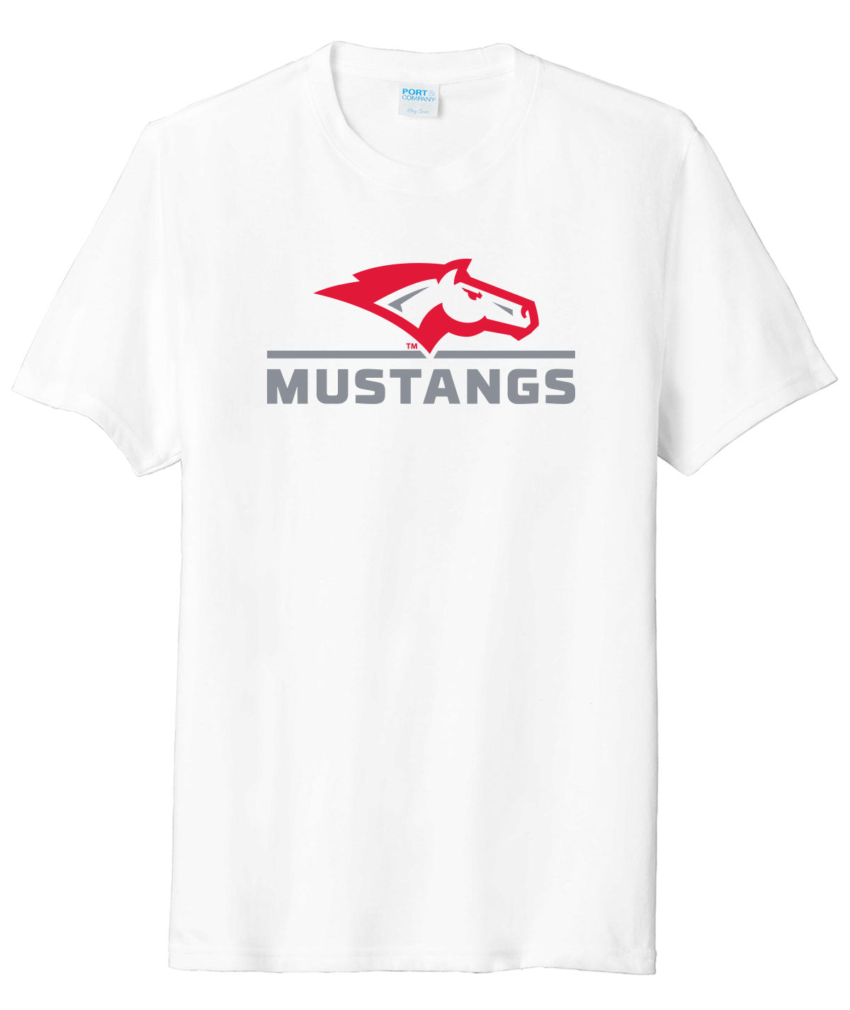 Mustangs Mascot Tri-Blend Tee