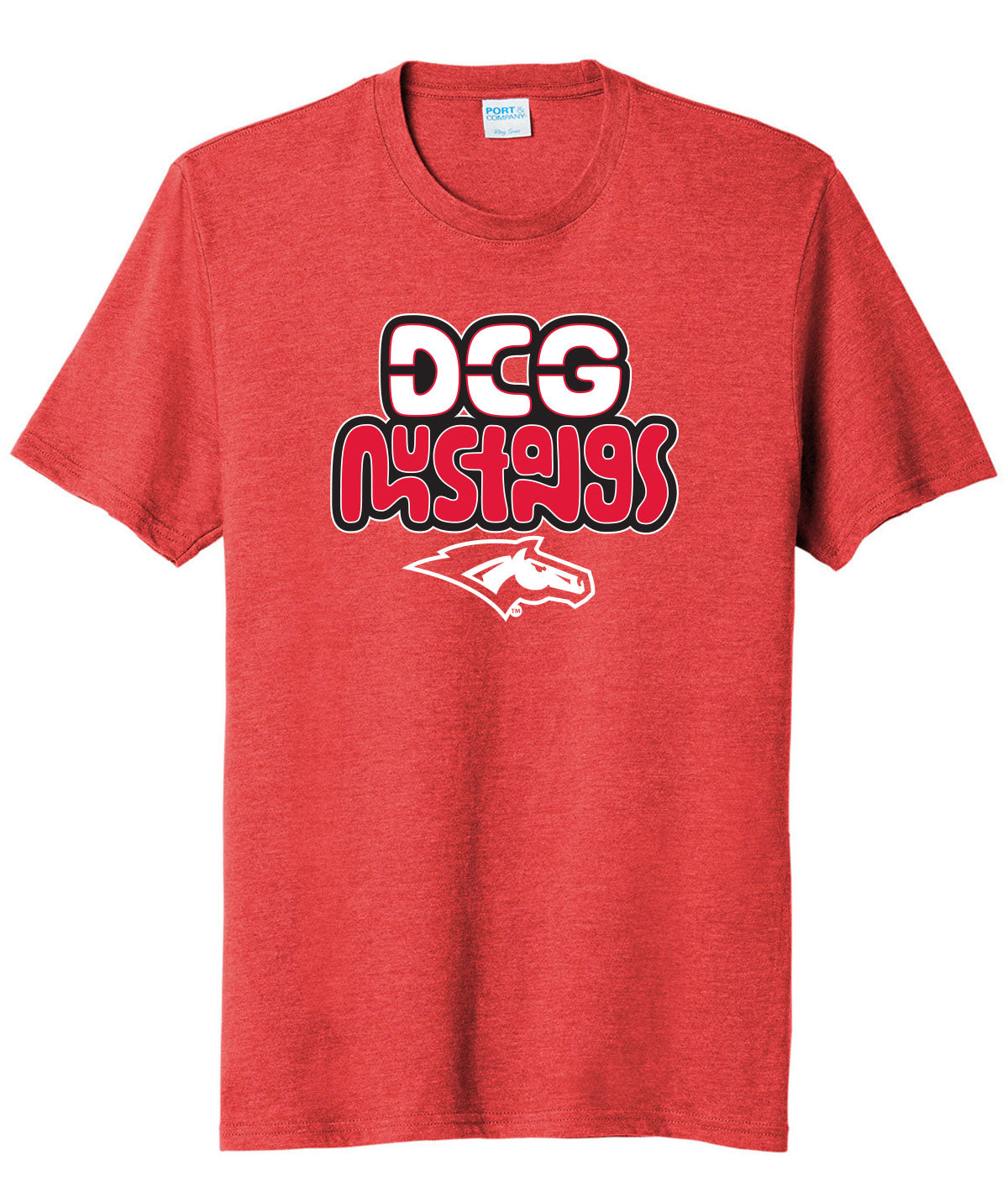 Mustangs Graffiti Tri-Blend Tee