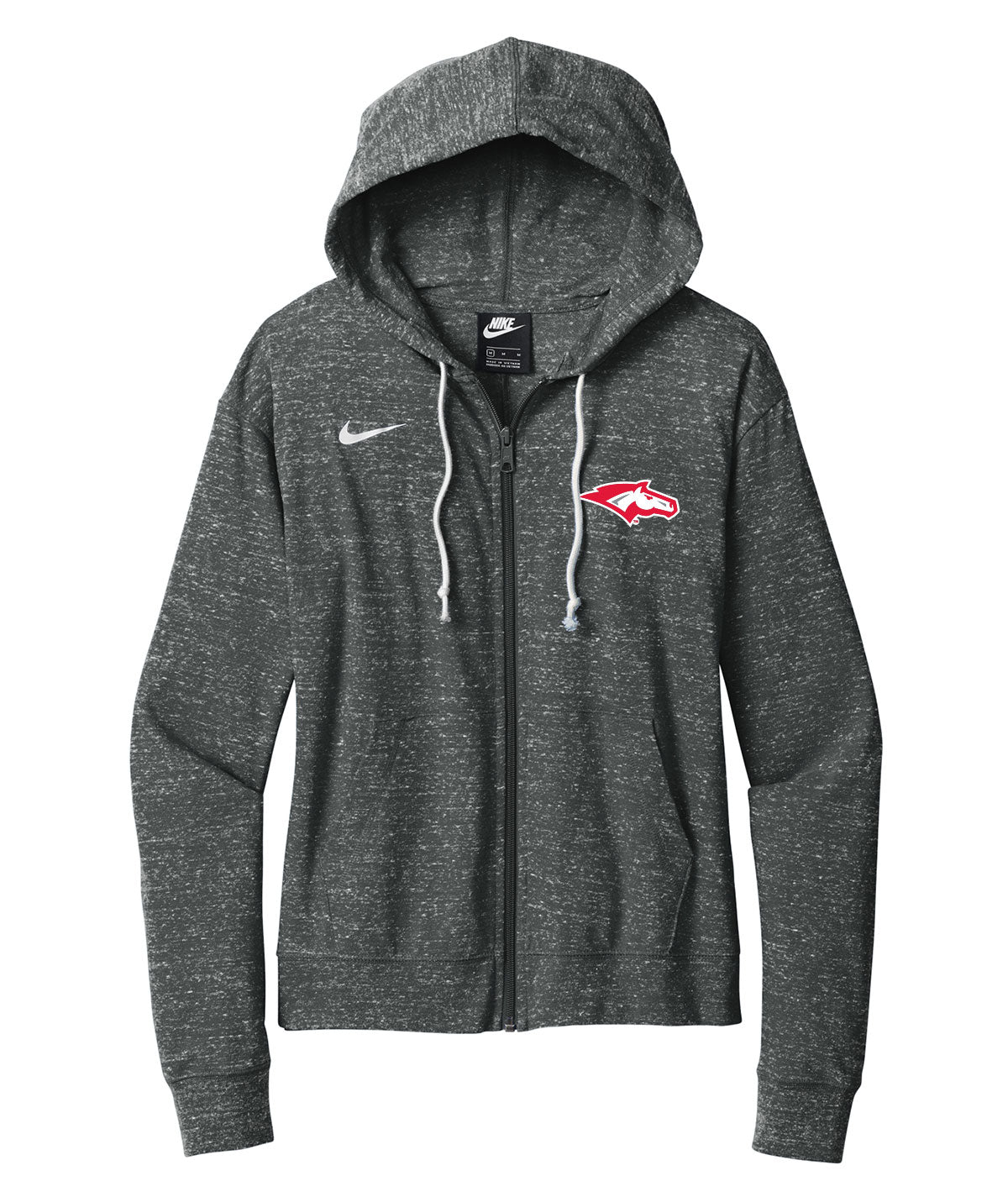 DCG Mustangs Womens Nike Gym Vintage Full-Zip