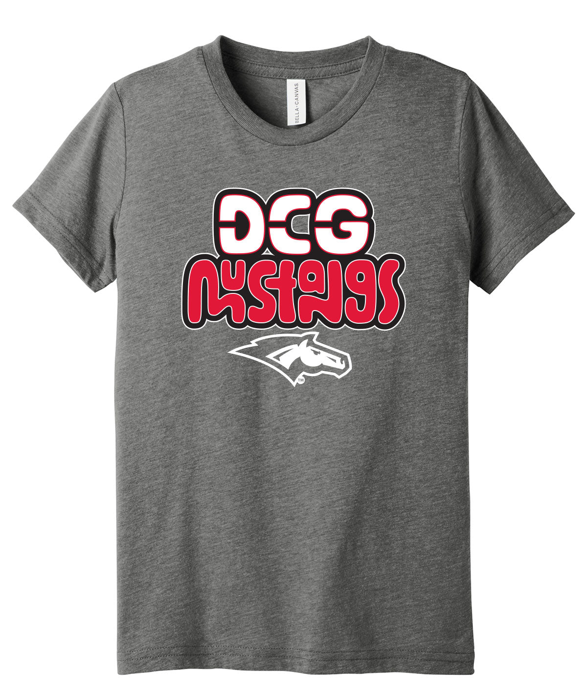 Mustangs Graffiti Triblend Youth Tee