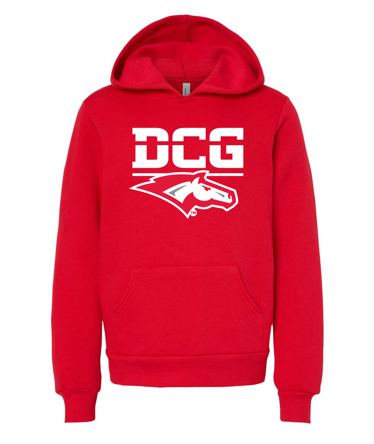 Mustangs Youth Soft Hooded Sweatshirt