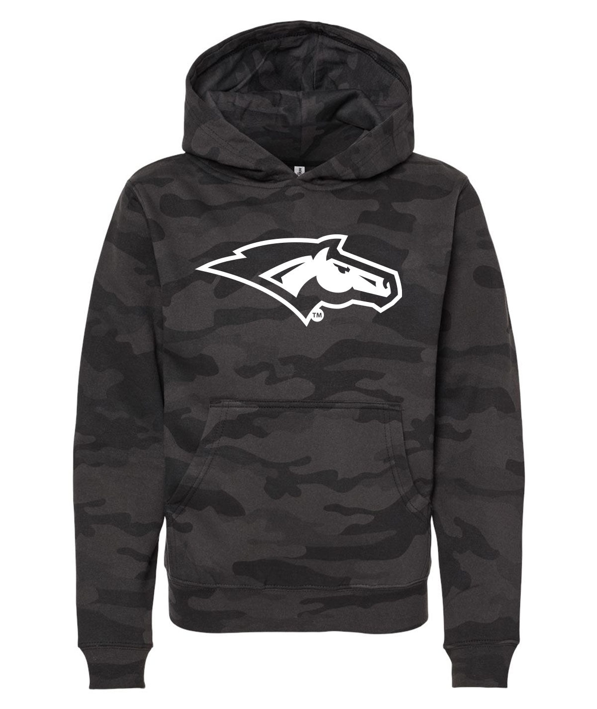 Mustangs Youth Camo Hooded Sweatshirt