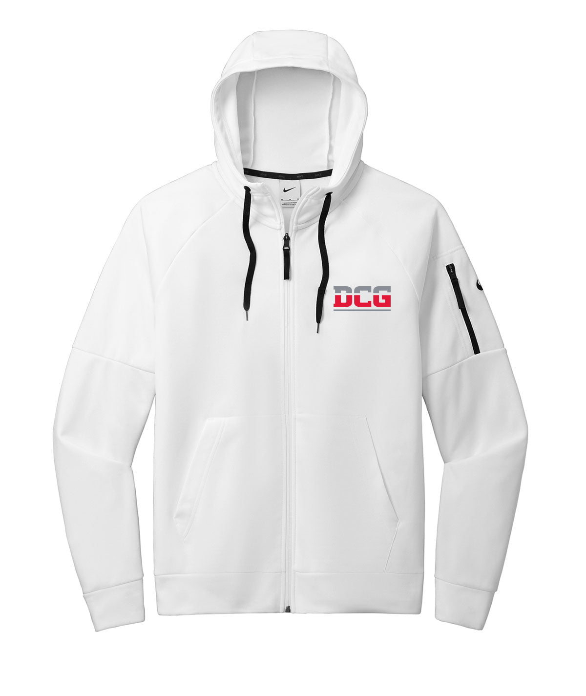 DCG Mustangs Nike Therma-FIT Full-Zip Pocket Fleece Hoodie