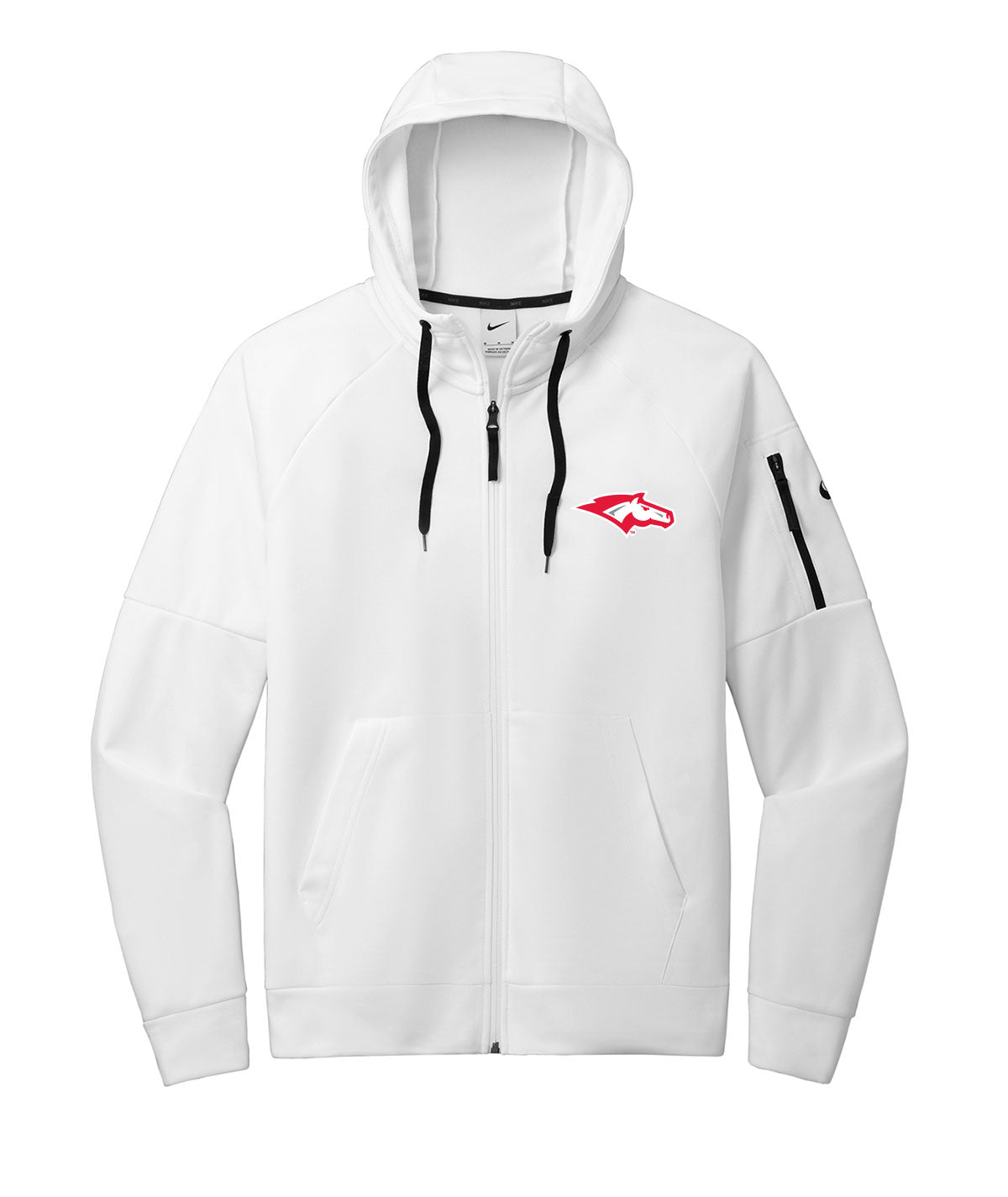 DCG Mustangs Nike Therma-FIT Full-Zip Pocket Fleece Hoodie