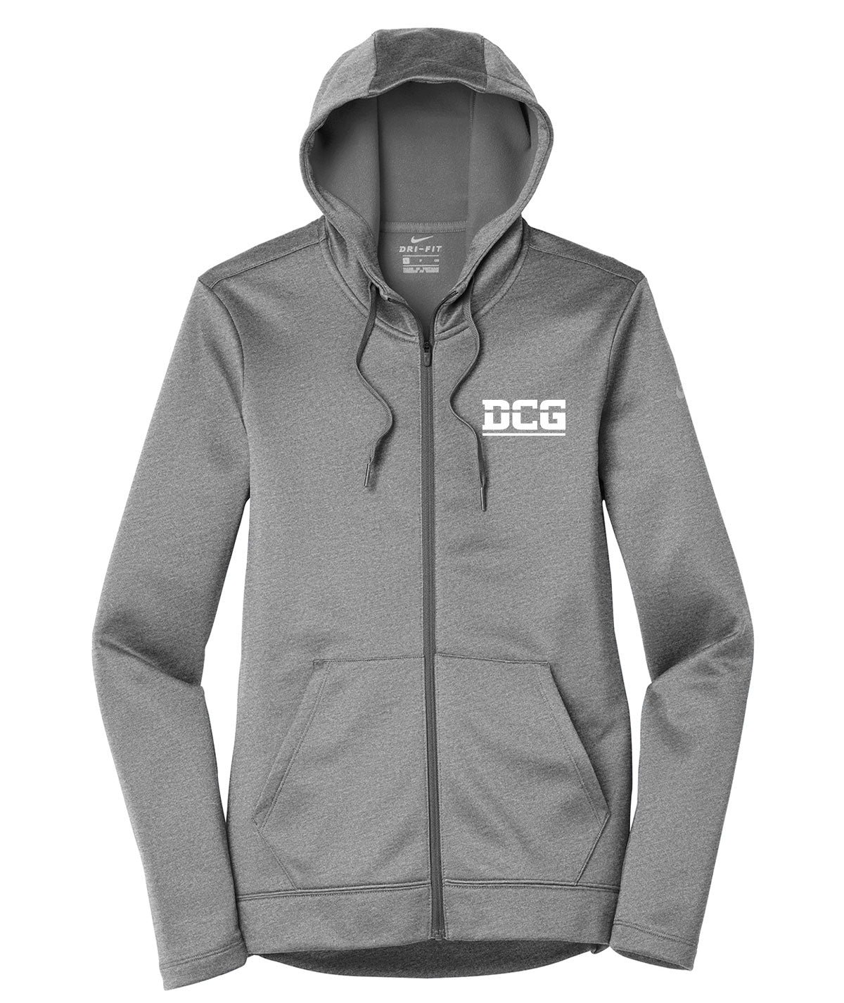 DCG Mustangs Nike Women's Therma-FIT Full-Zip Fleece Hoodie