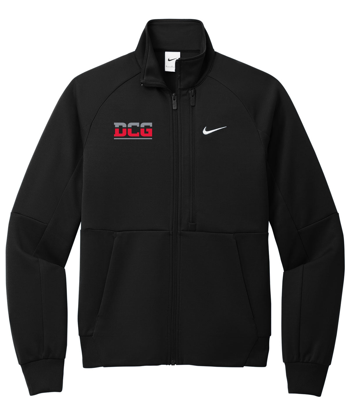 District Mens Full-Zip Nike Performance Jacket