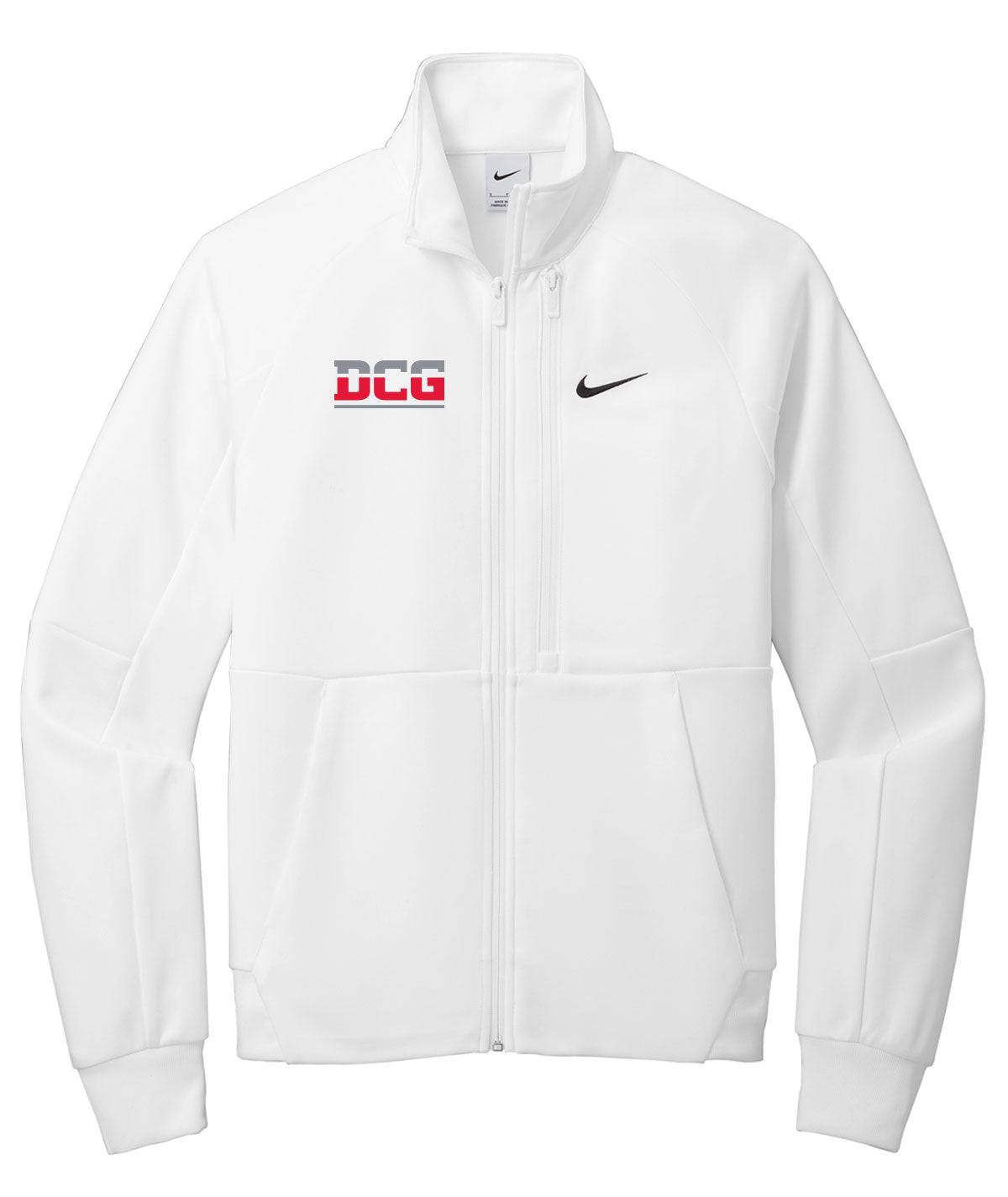District Mens Full-Zip Nike Performance Jacket