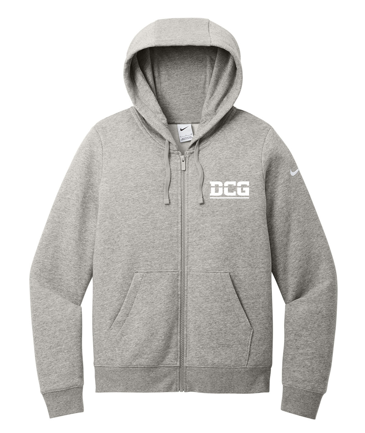 District Womens Nike Full-Zip Fleece Hoodie