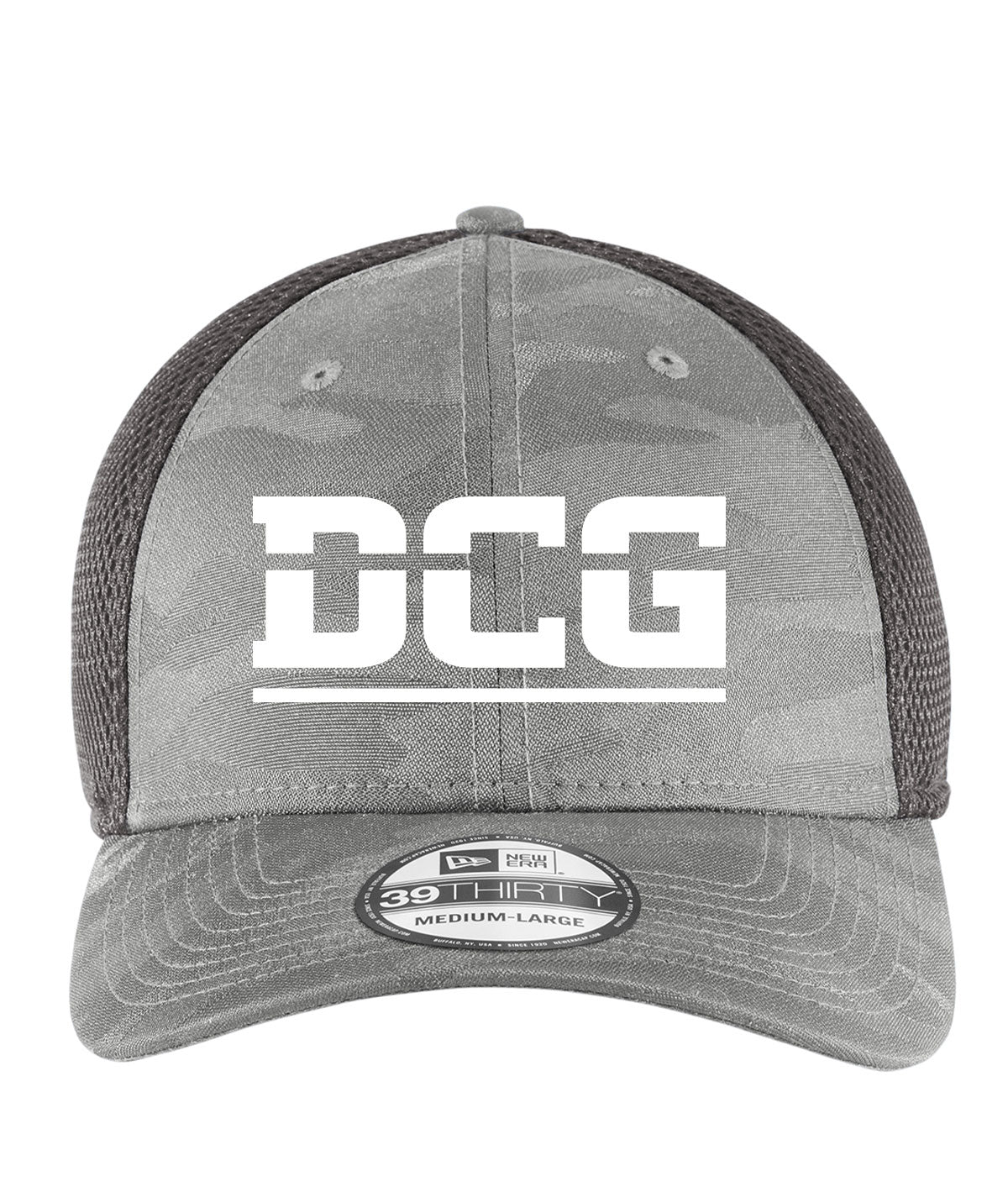DCG Mustangs New Era Camo Stretch Hat