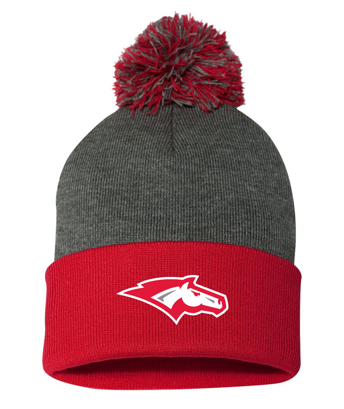 DCG Mustangs Pom Beanie